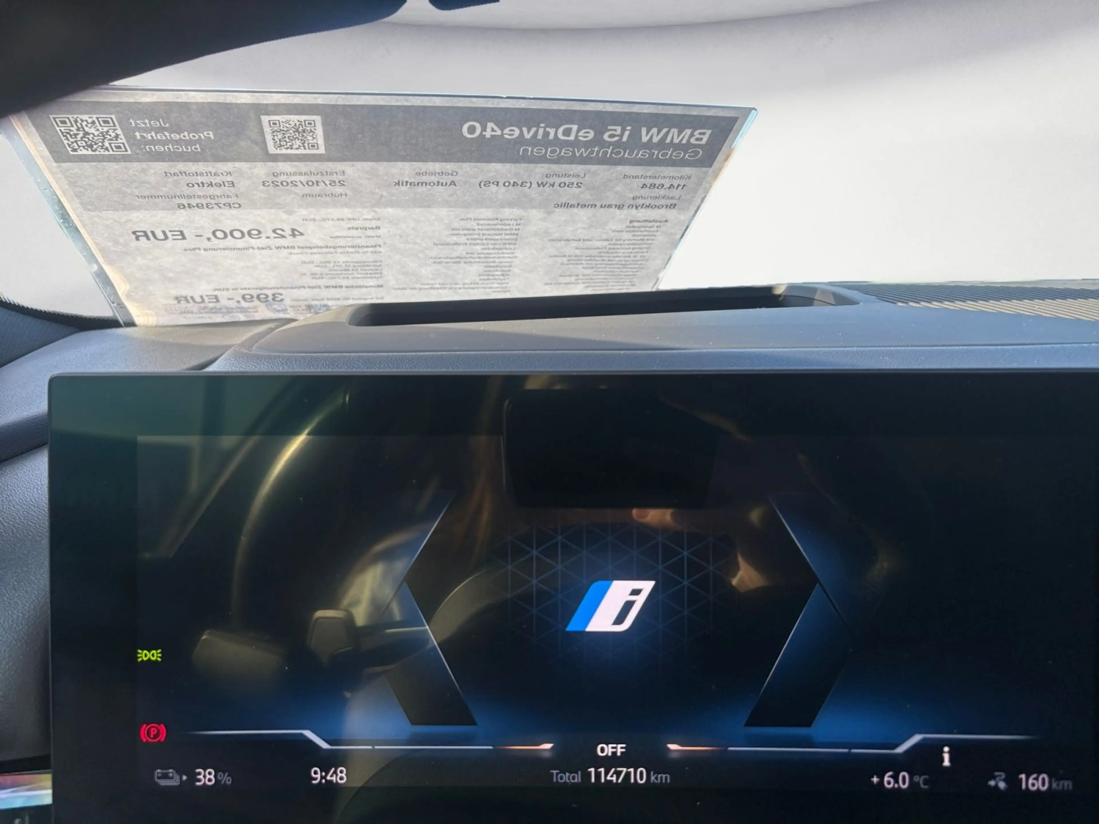 BMW i5 eDrive40 Navi Tempom.aktiv Panoramadach Komfo — photo 14