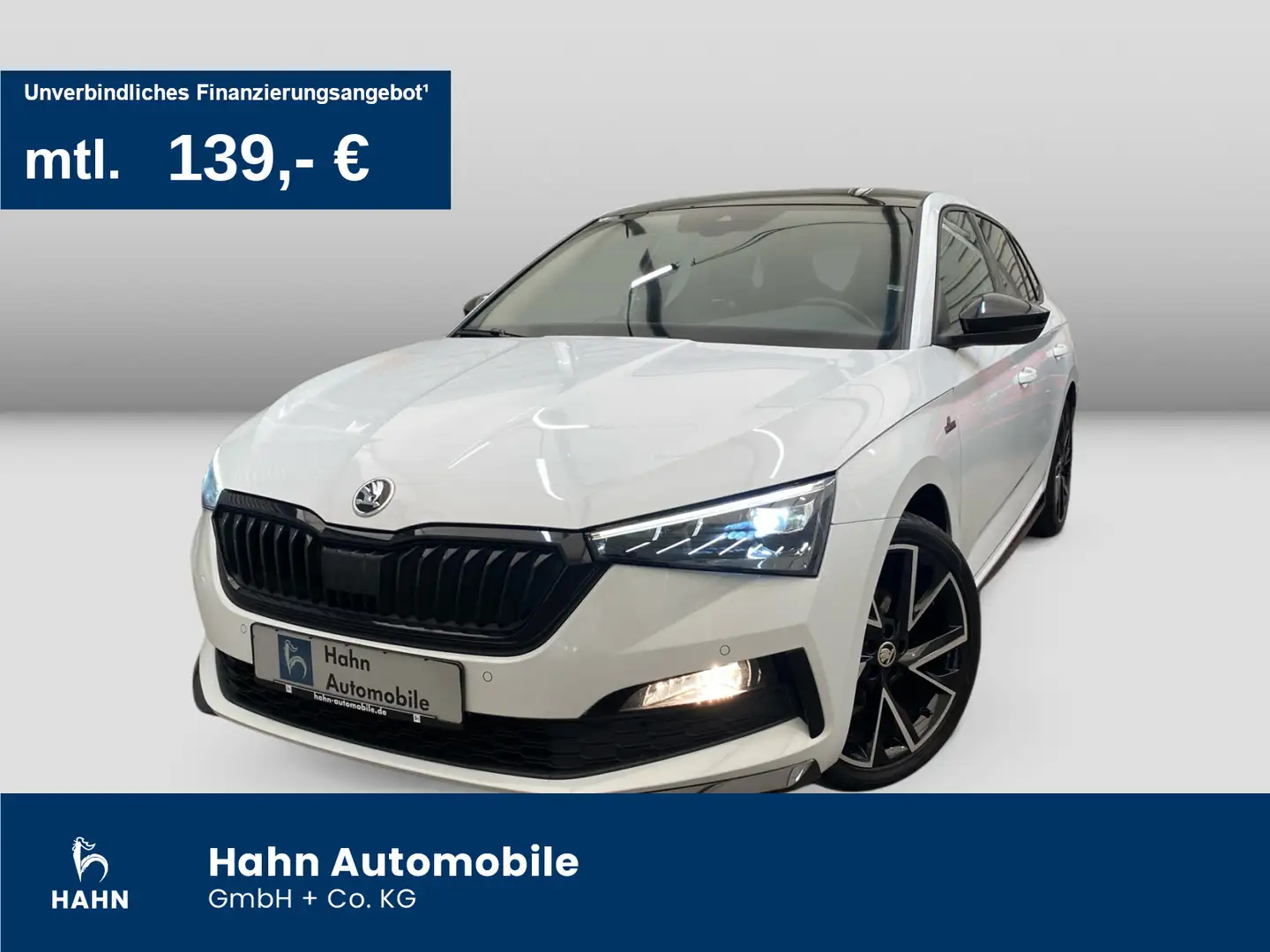 Skoda Scala 1.5TSI DSG Monte Carlo LED Navi APP Pano Blanc - 1