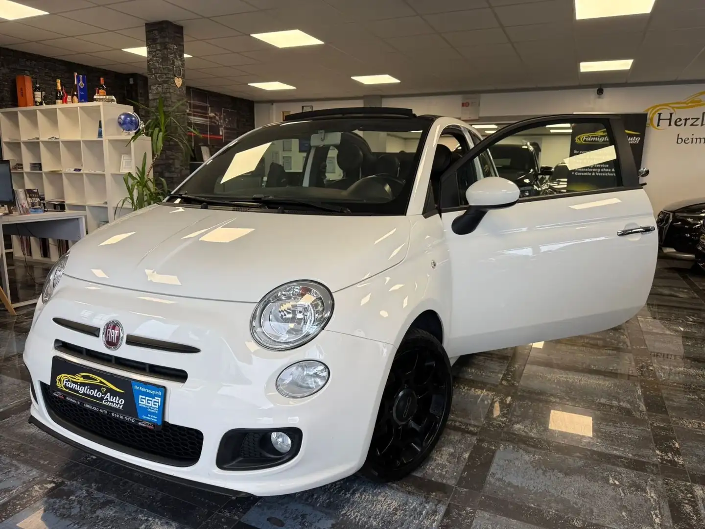 Fiat 500 S/Leder/Aluräder/Cabrio/Klima/Sport Weiß - 2