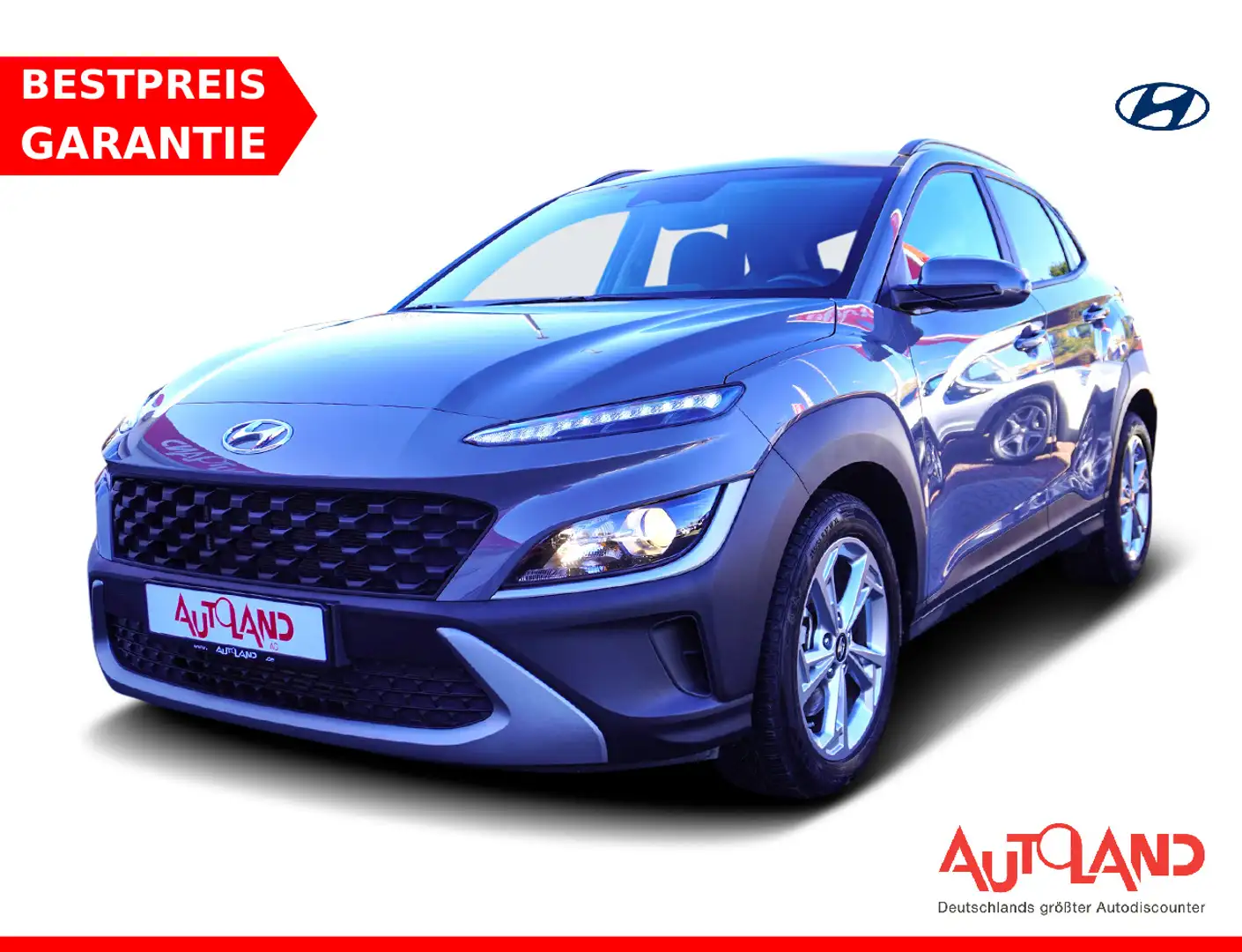 Hyundai KONA 1.0 PDC DAB Tempomat Sitzheizung Kamera Grau - 1