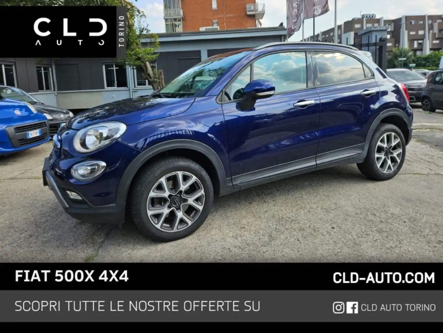 Fiat 500X 2.0 MultiJet 140 CV 4x4 Cross Blau - 1