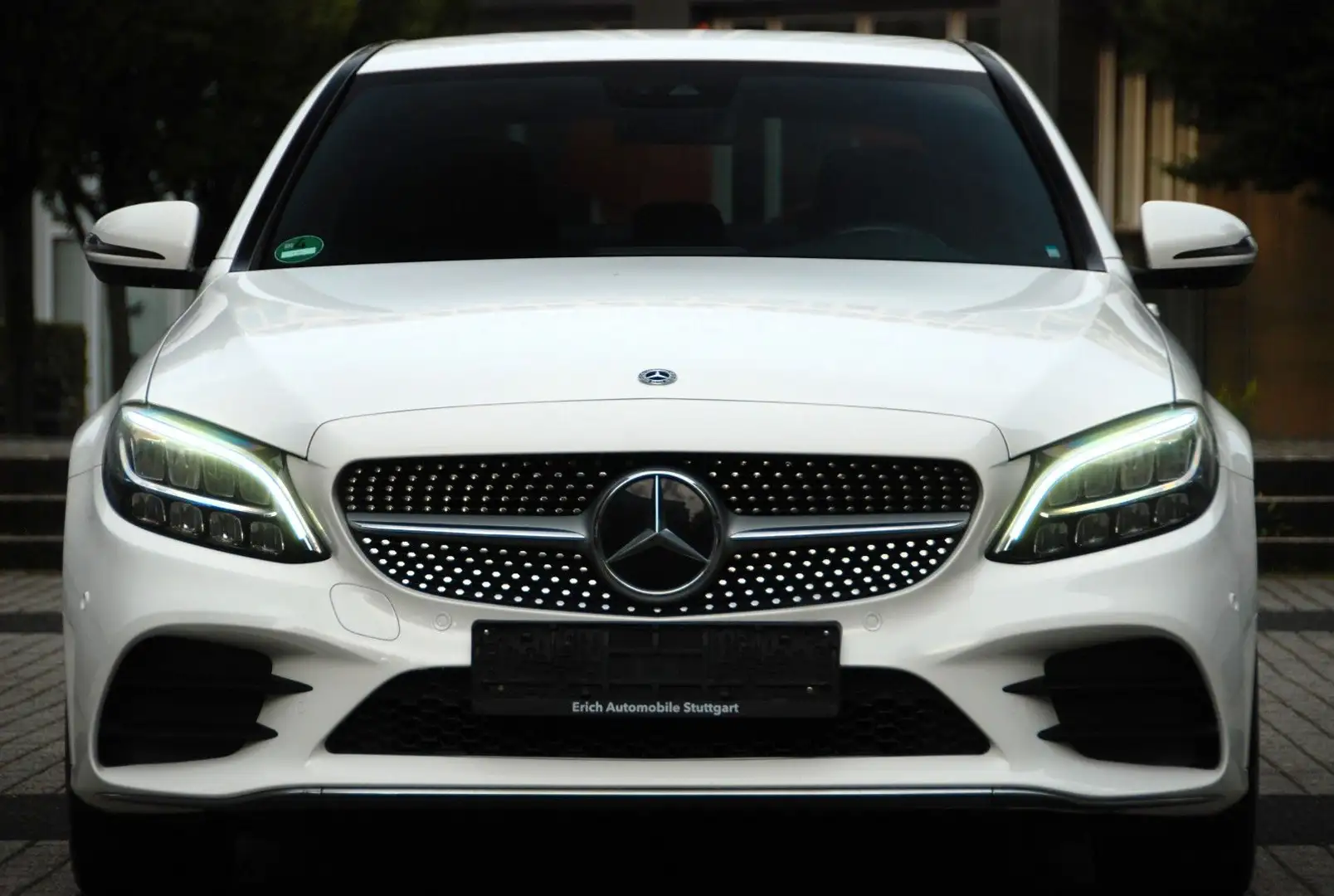 Mercedes-Benz C 180 CGI AMG Line| LED| NAVI| LEDER| KAMERA|PDC Weiß - 2