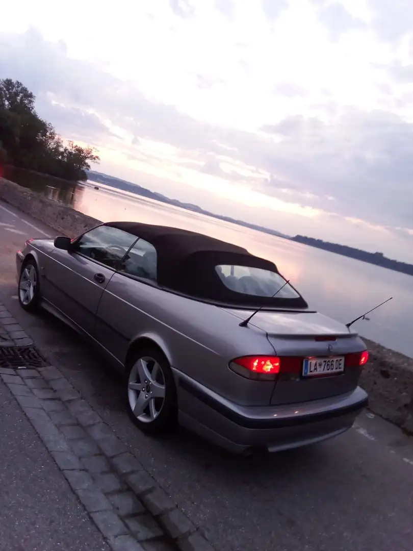 Saab 9-3 SE Cabrio 2,0 Turbo Ecopower Aut. Grau - 1