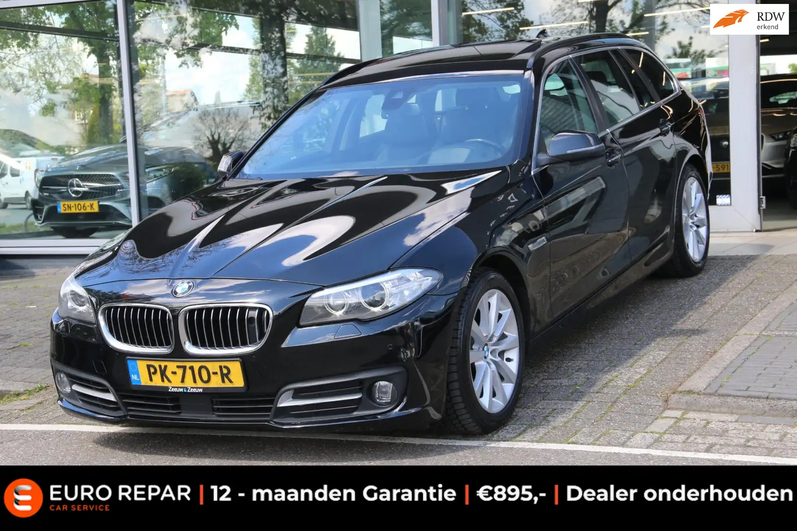 BMW 535 5-serie Touring 535xd Luxury Edition 313PK PANO-DA Zwart - 1