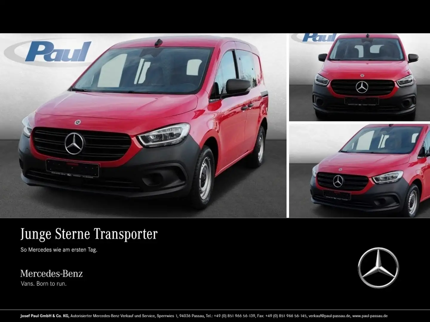 Mercedes-Benz Citan 112 CDI KA Klima+Tempomat+PTS hinten+SHZ Rouge - 1