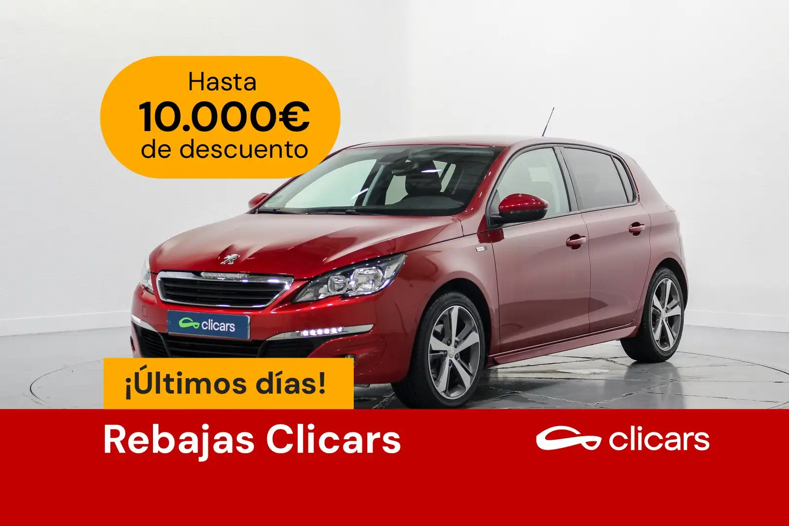 Peugeot 308 1.2 PureTech S&S Style 130 Rood - 1