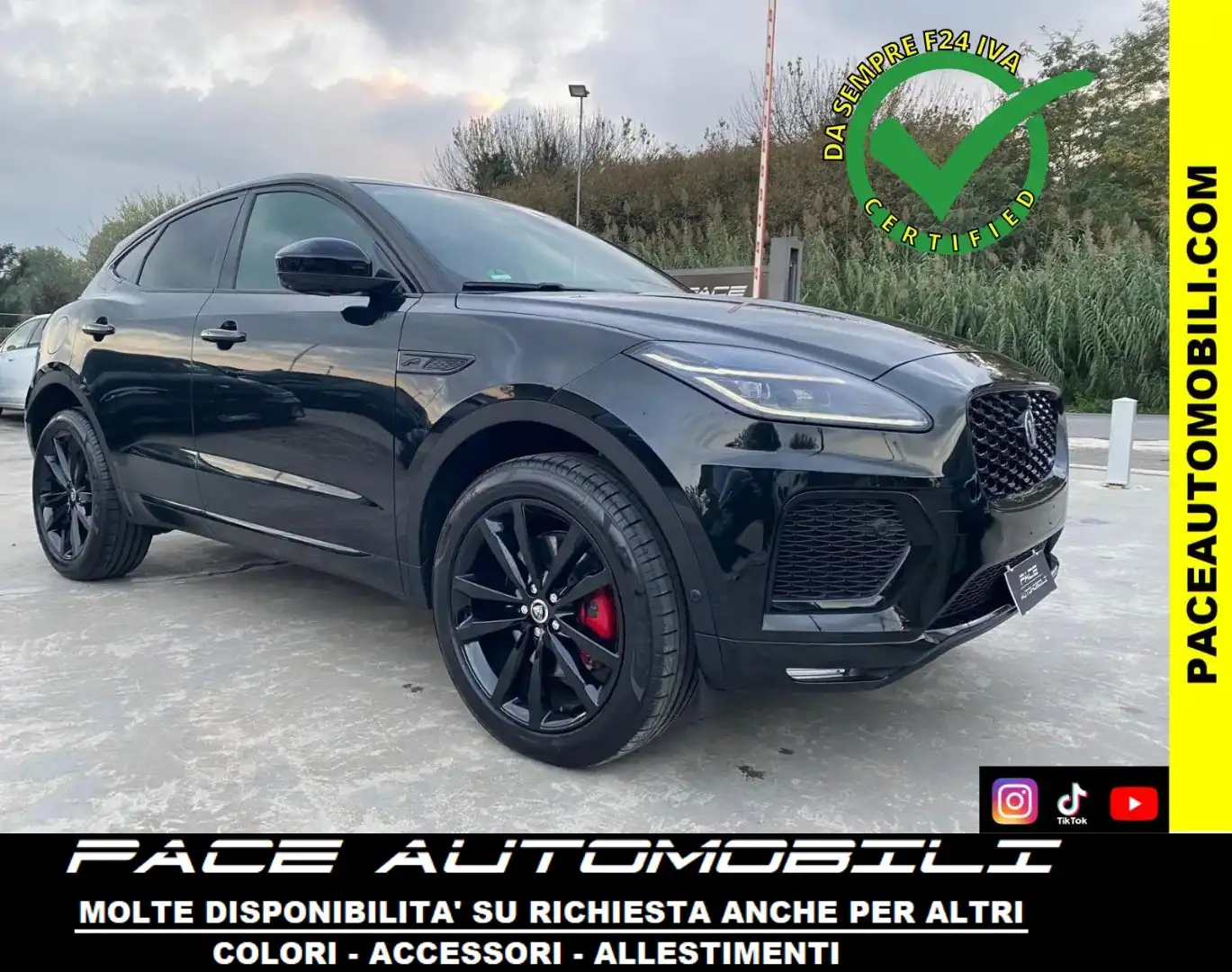 Jaguar E-Pace D165 AWD R DYNAMIC S RDYNAMIC R-DYNAMIC BLACK PACK Nero - 1