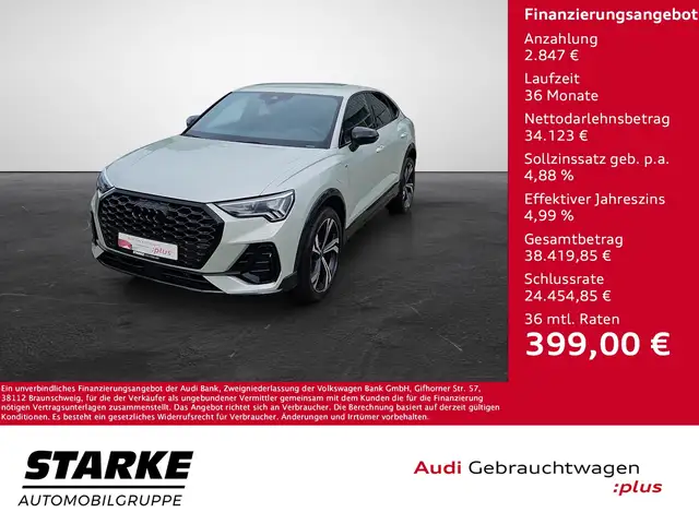 Audi Q3 Sportback 45 TFSI e S tronic S line Edition One...
