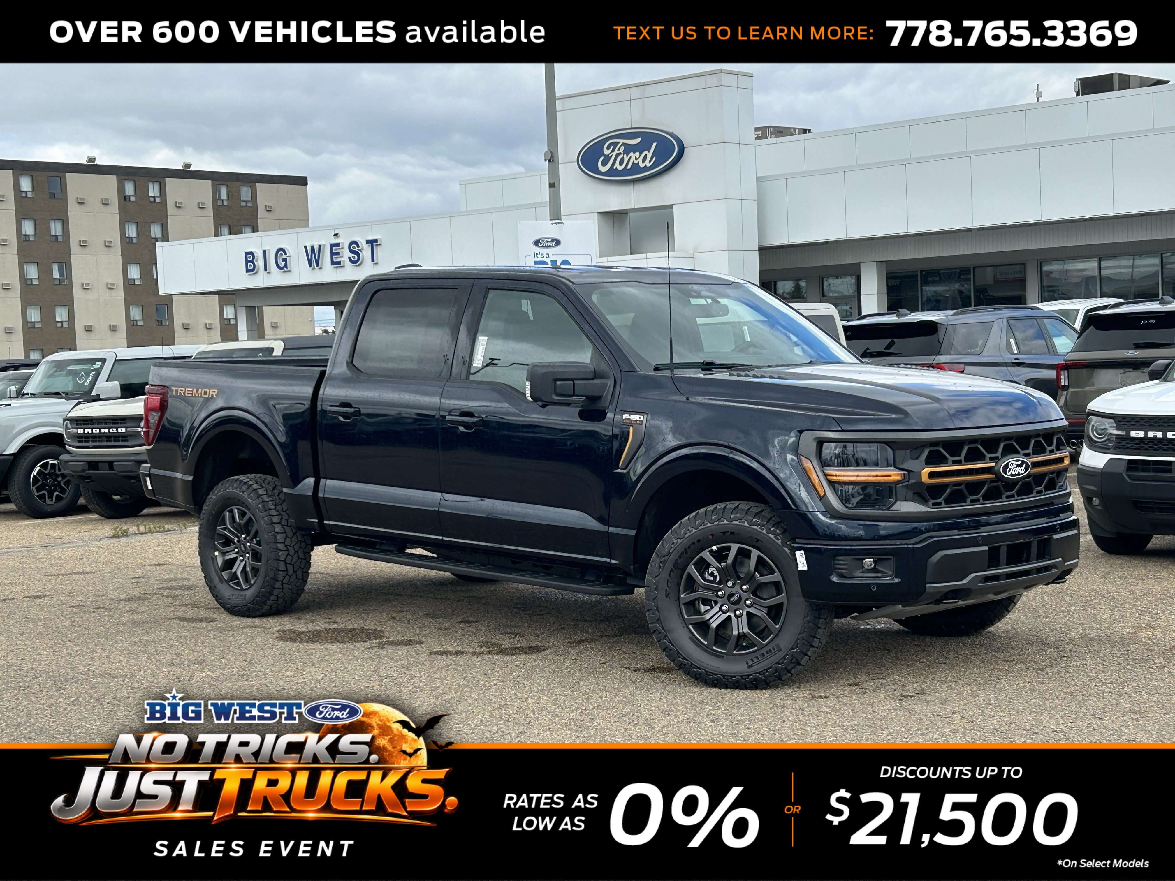 Blue 2026 Ford F-150 Pickup Truck Four-Wheel Drive Automatic