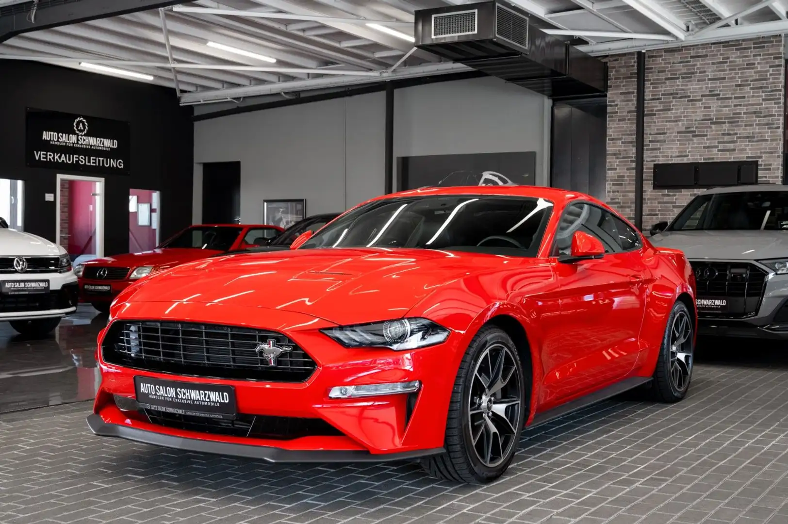 Ford Mustang 2.3 Schalter|KLAPPEN-AGA|B&O|NAVI|KAMERA Rot - 2