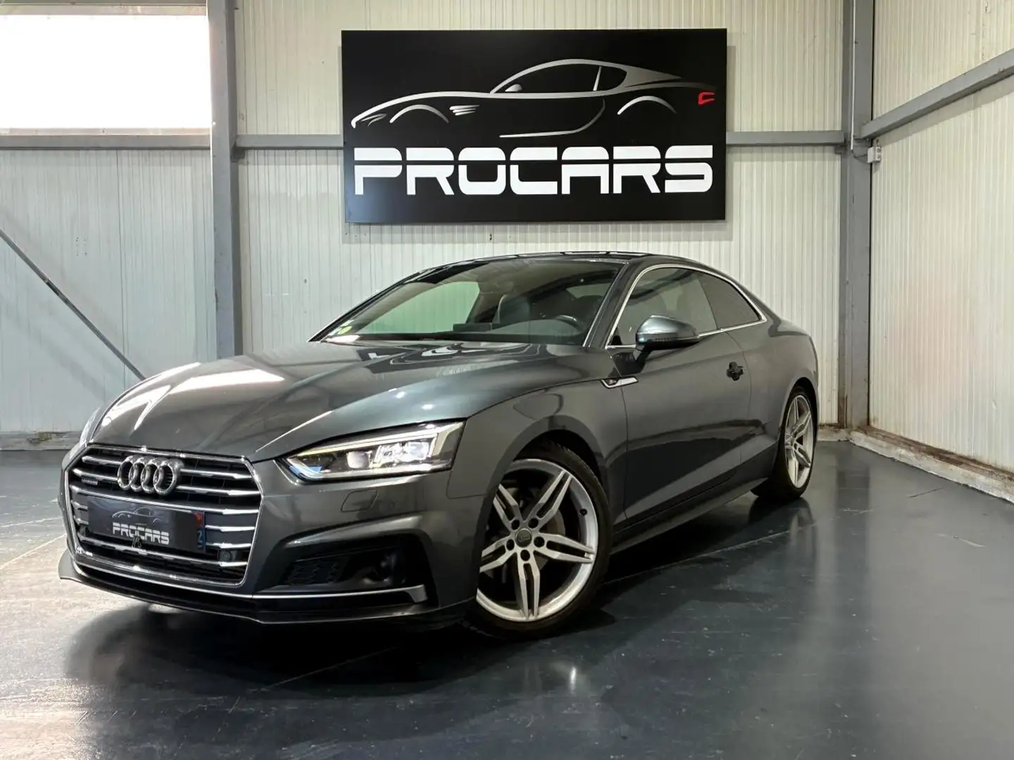 Audi A5 Quattro 3.0 V6 TDI 218cv COUPE S Line Gris - 1
