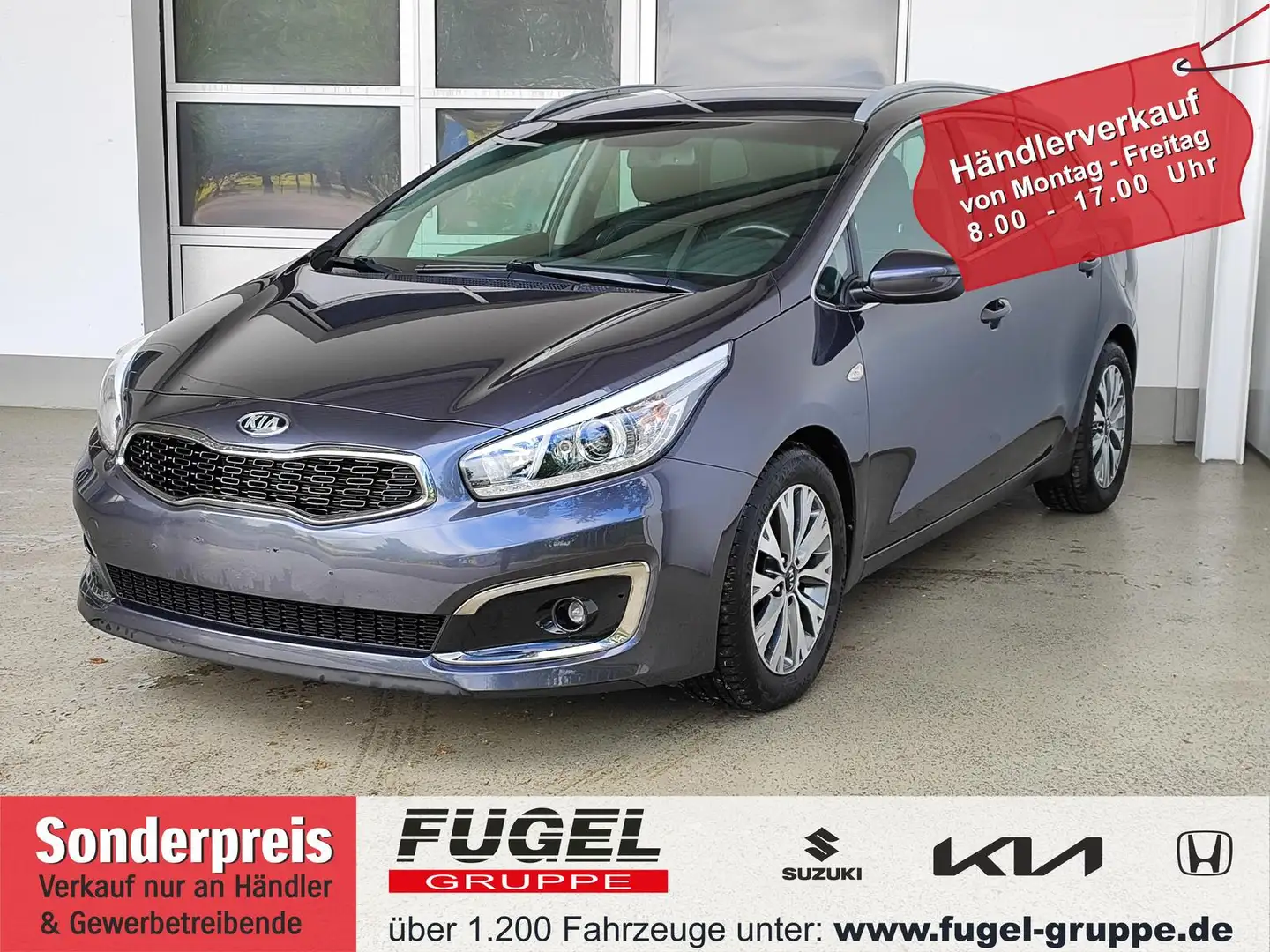 Kia Ceed SW / cee'd SW 1.6 GDI Dream Team Premium Lenkradhzg.|SHZ Grau - 1