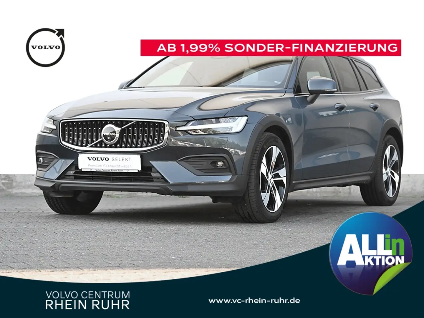 Volvo V60 Cross Country B4 AWD Plus+SHZ+PANO+LICHTPAK Blau - 1