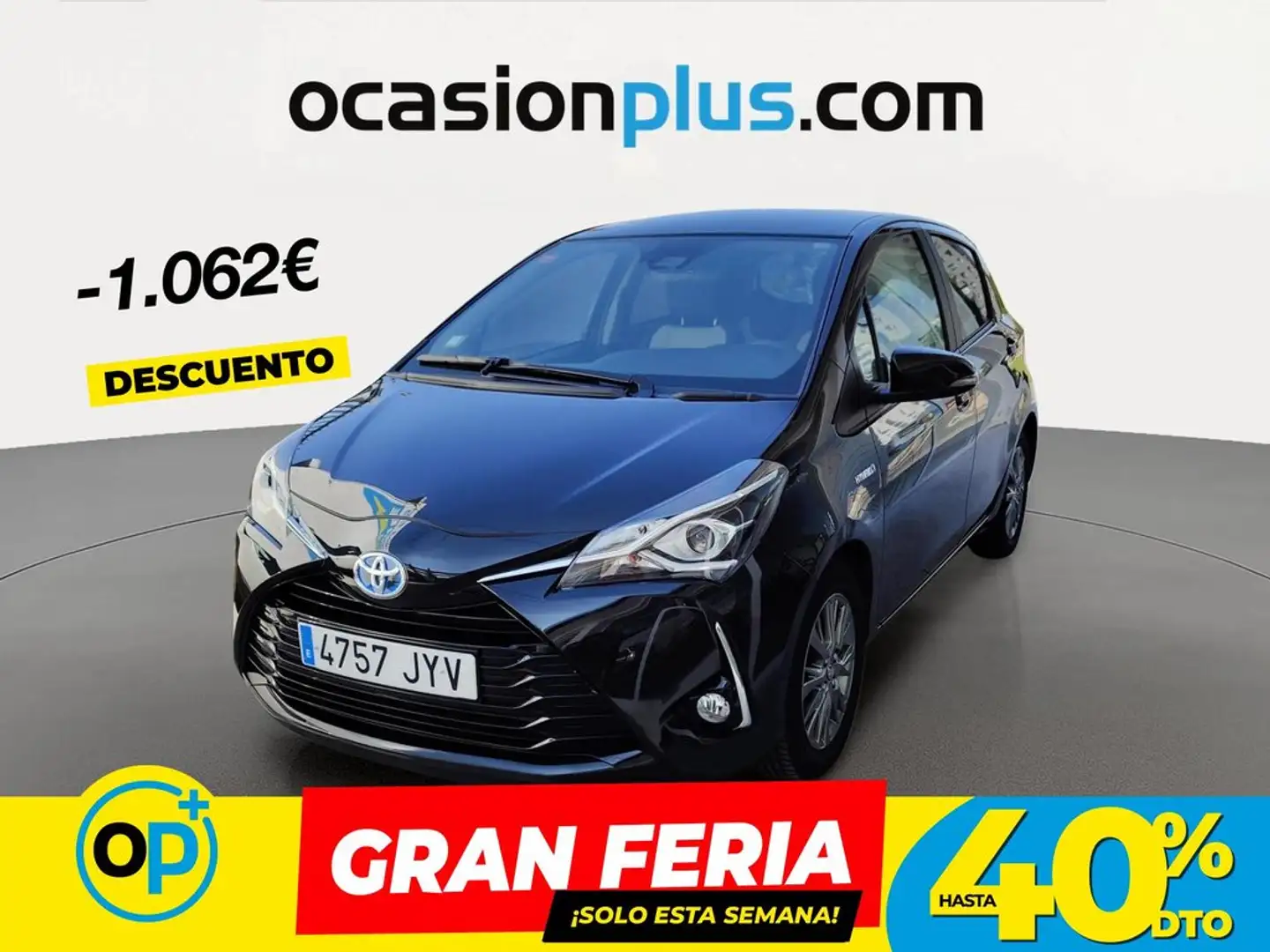 Toyota Yaris HSD 1.5 Active Negro - 1