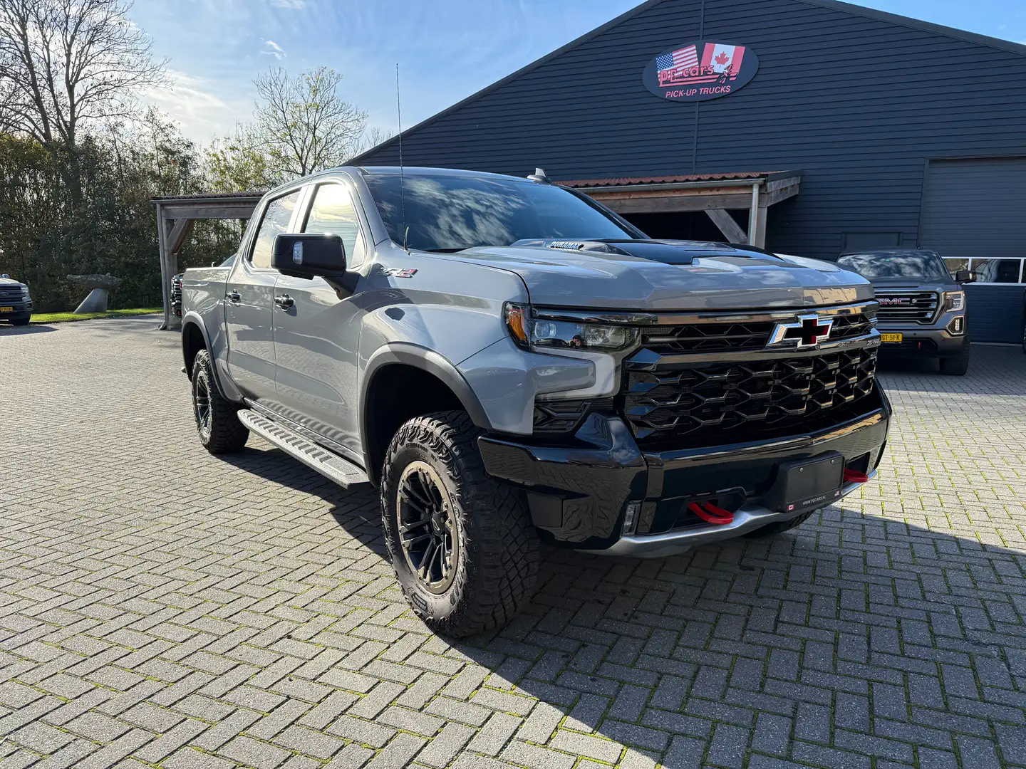 Chevrolet Silverado ZR2 3.0L L6 Duramax Diesel Pick-up Bedrijfswagen Gris - 1