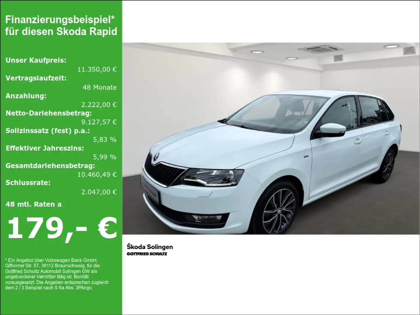 Skoda Rapid/Spaceback Spaceback 1.0 TSI Drive Xenon   PDC   Tempomat   M Weiß - 1