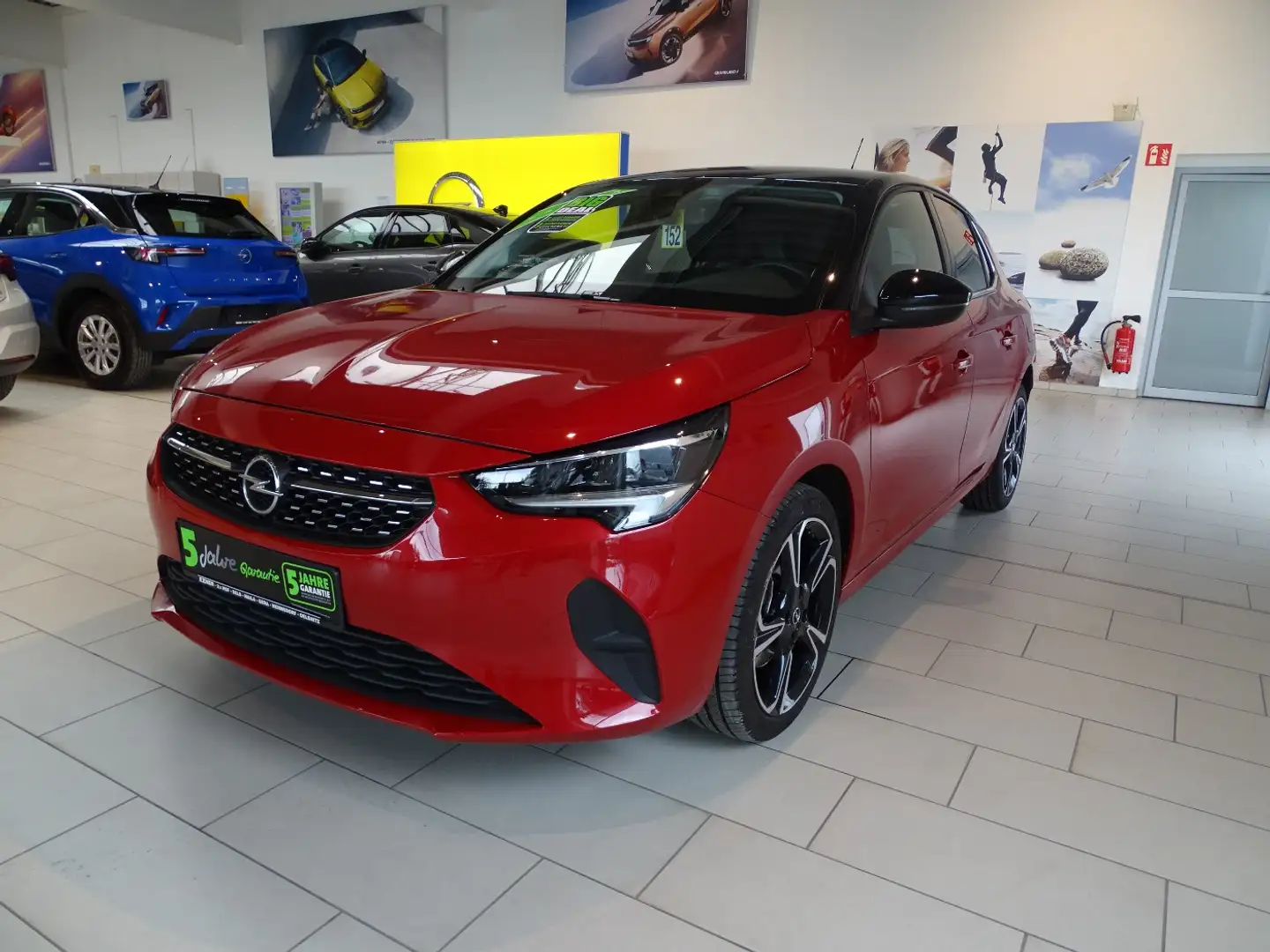 Opel Corsa F 1.2 Turbo ELEGANCE Sitzheizung Rot - 2