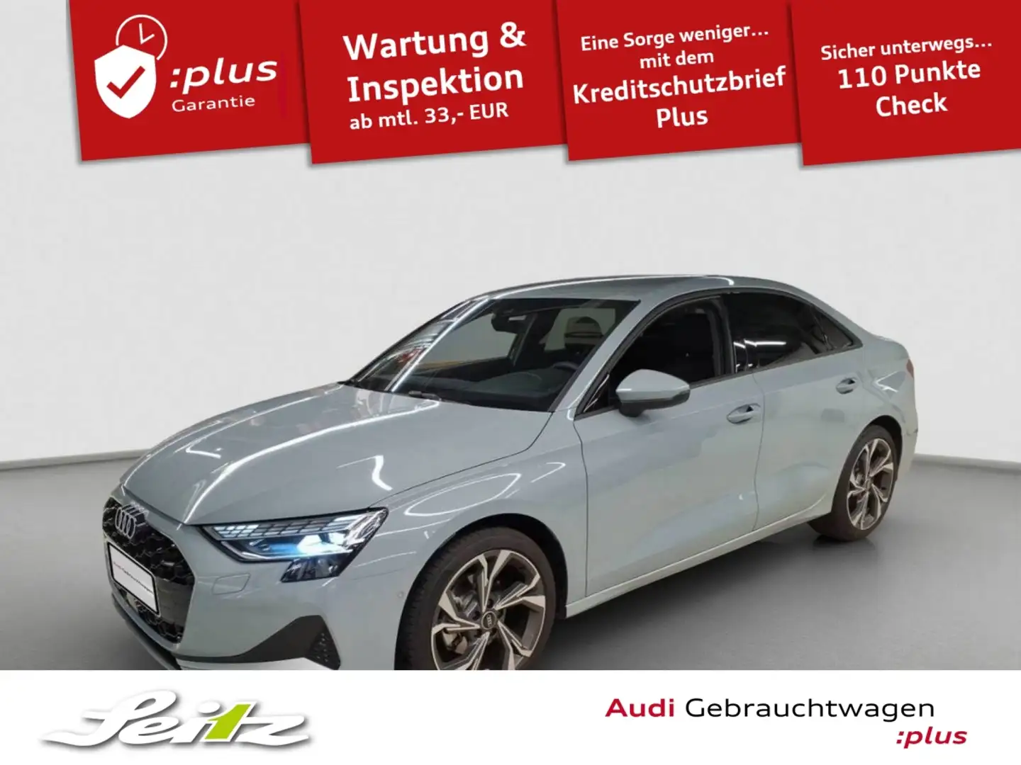 Audi A3 Limousine 30 TFSI advanced *AHK*NAVI*LED*PDC* Grau - 1
