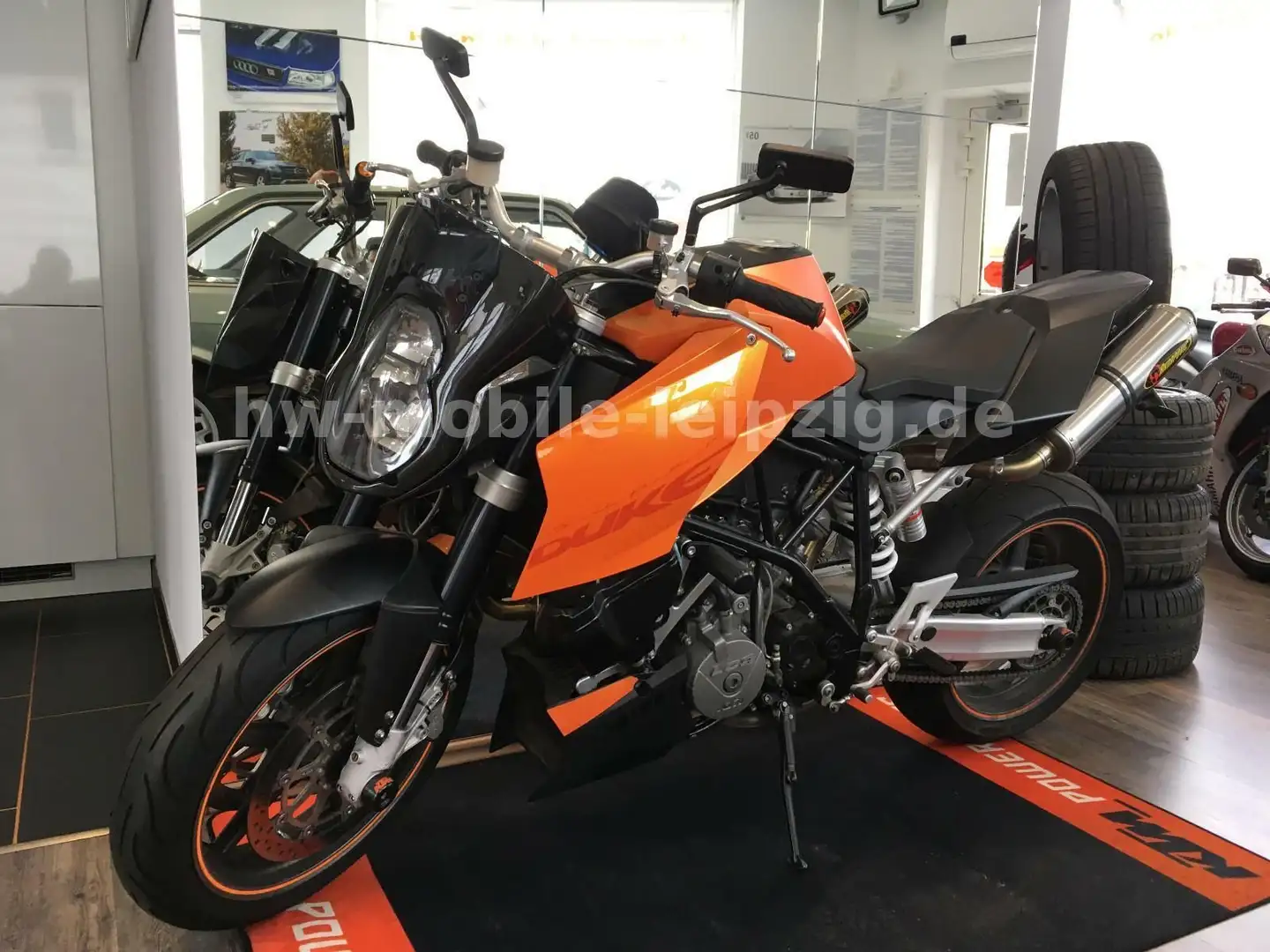 KTM 990 LC8 Superduke SD 1.Hand Akrapovic Rizoma ... Orange - 1