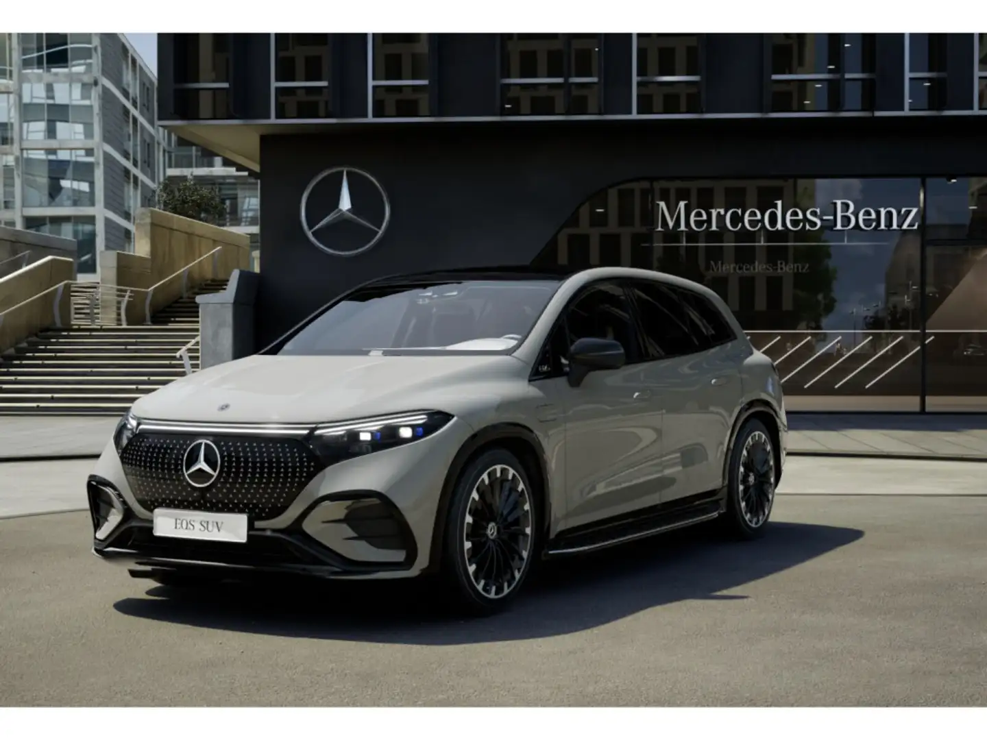 Mercedes-Benz EQS SUV 580 4M AMG Sport Premium+ AHK Distr. Grau - 2