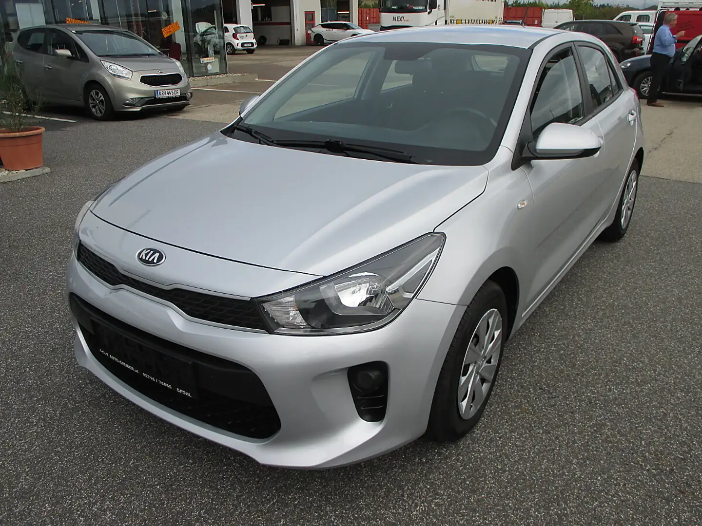 Kia Rio 1,25 MPI Titan ISG Silber - 1