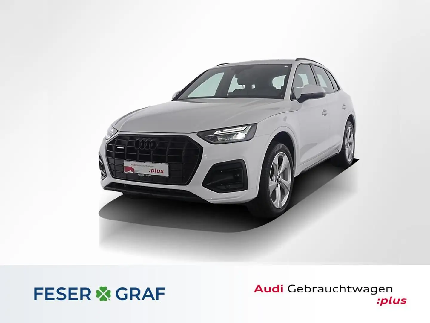 Audi Q5 40 TFSI qu S tronic S Line Int Leder,Navi,LED Weiß - 1