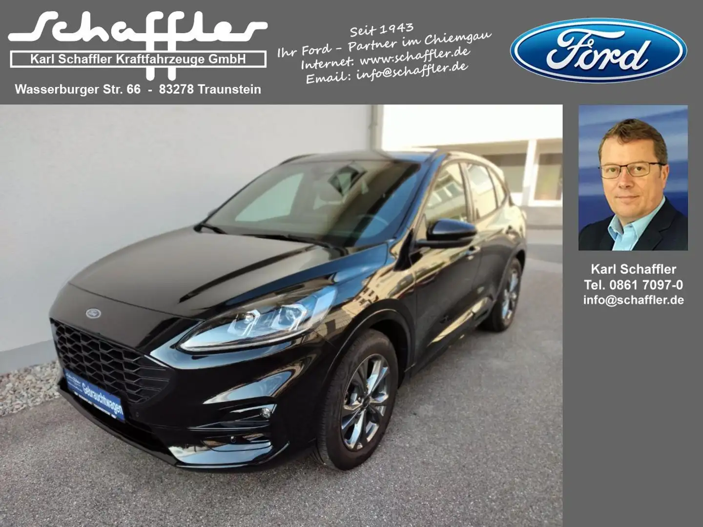 Ford Kuga ST-Line X Schwarz - 1