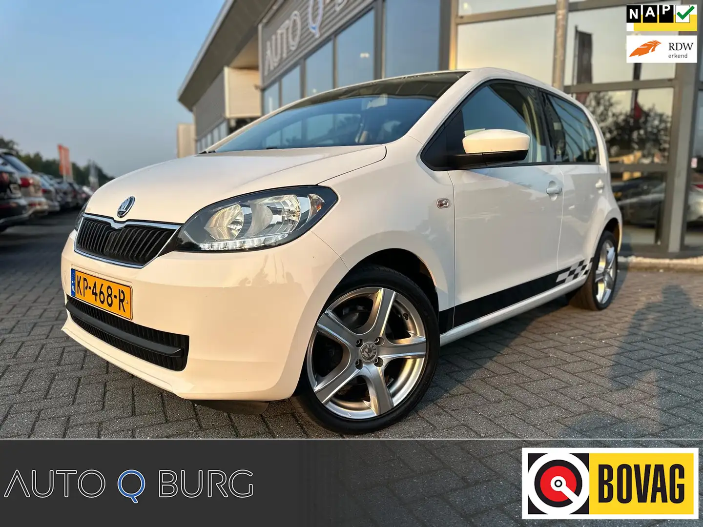 Skoda Citigo 1.0 CNG Greentech Ambition| Airco|Cruise Control| Blanco - 1