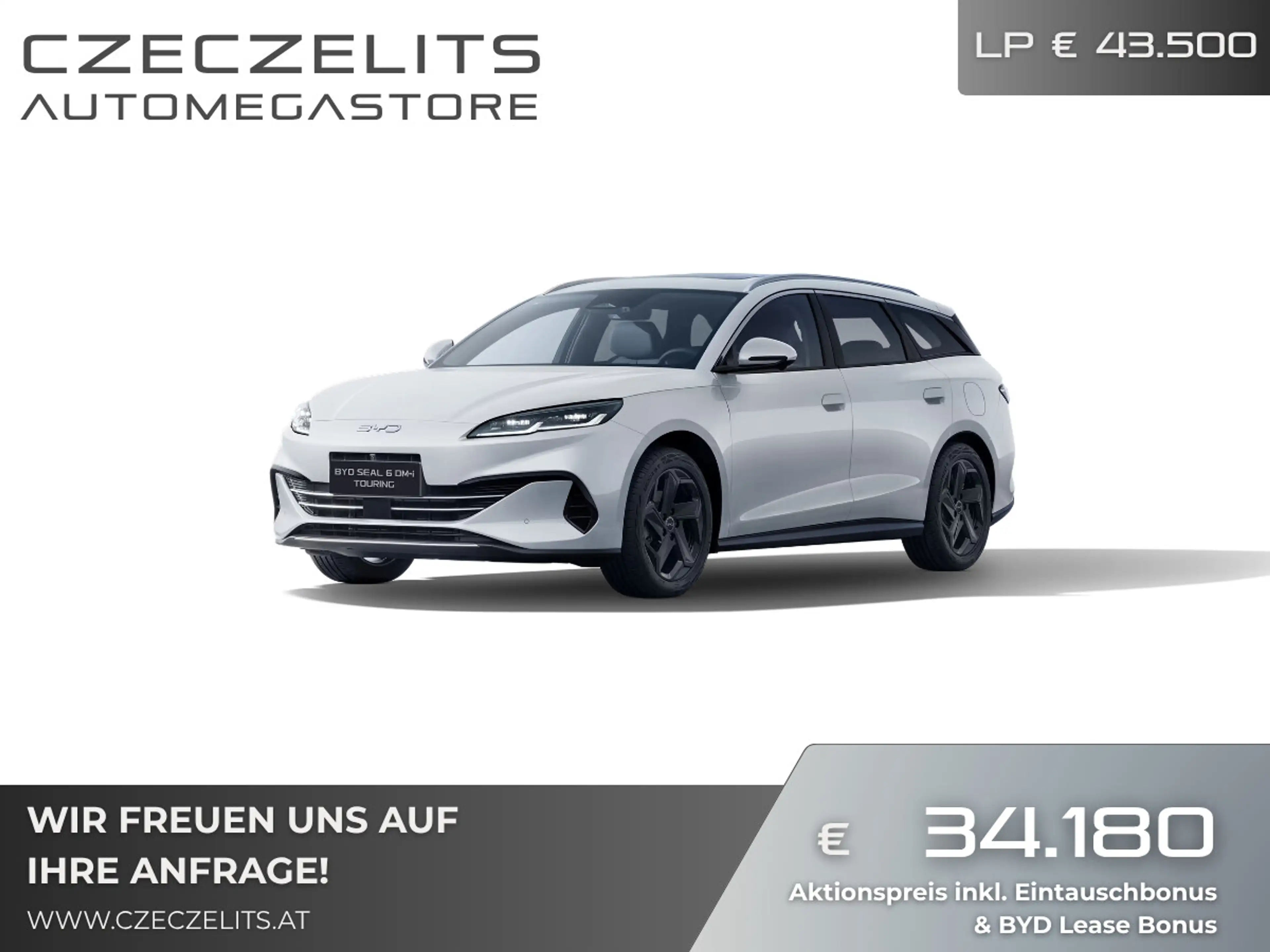 BYD Seal 6 DM-i Touring PHEV 19kWh Comfort Österreich Paket