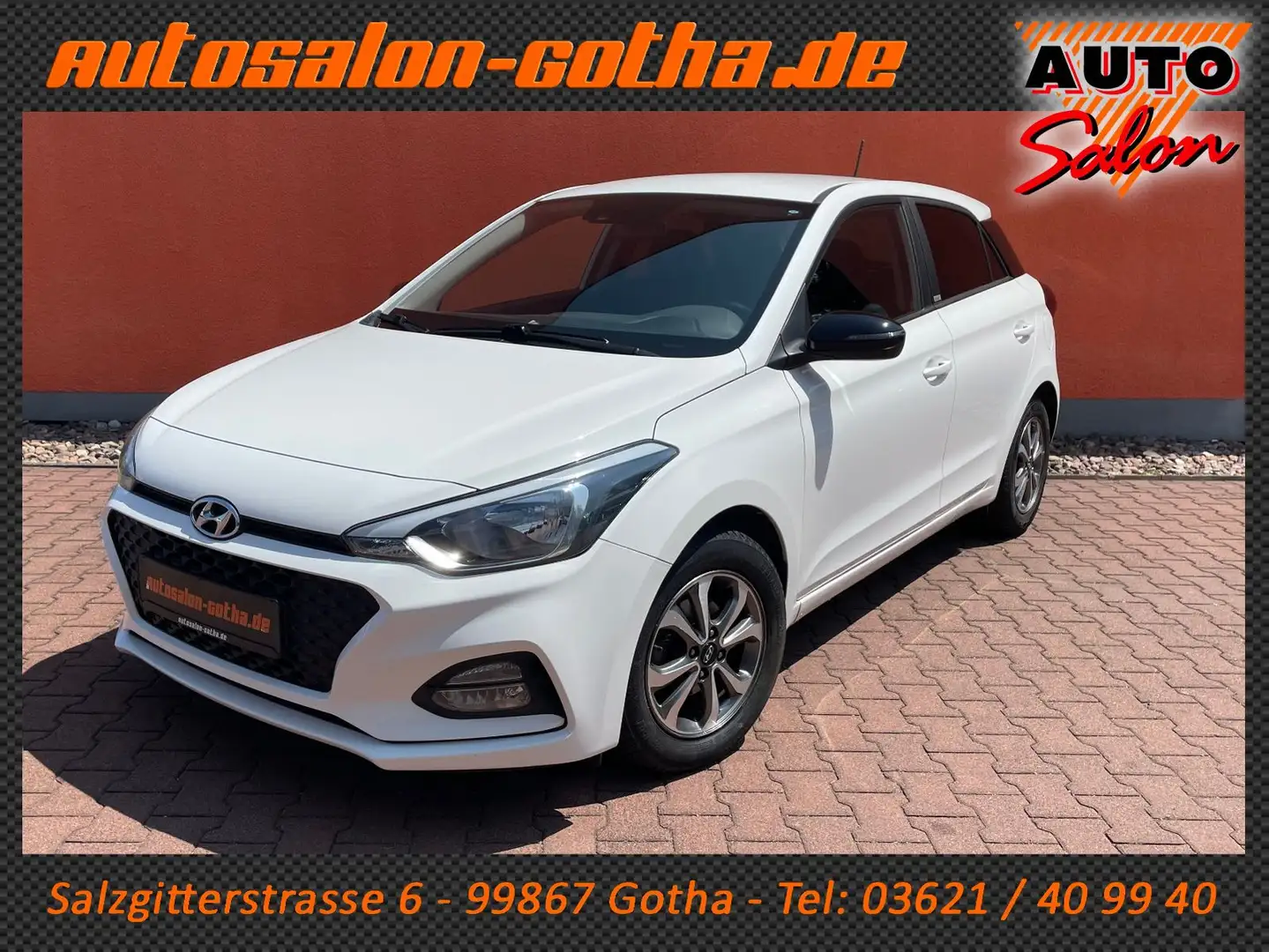 Hyundai i20 Advantage 1.Hand+APPS SHZ LenkradHZ Kamera Blanc - 1
