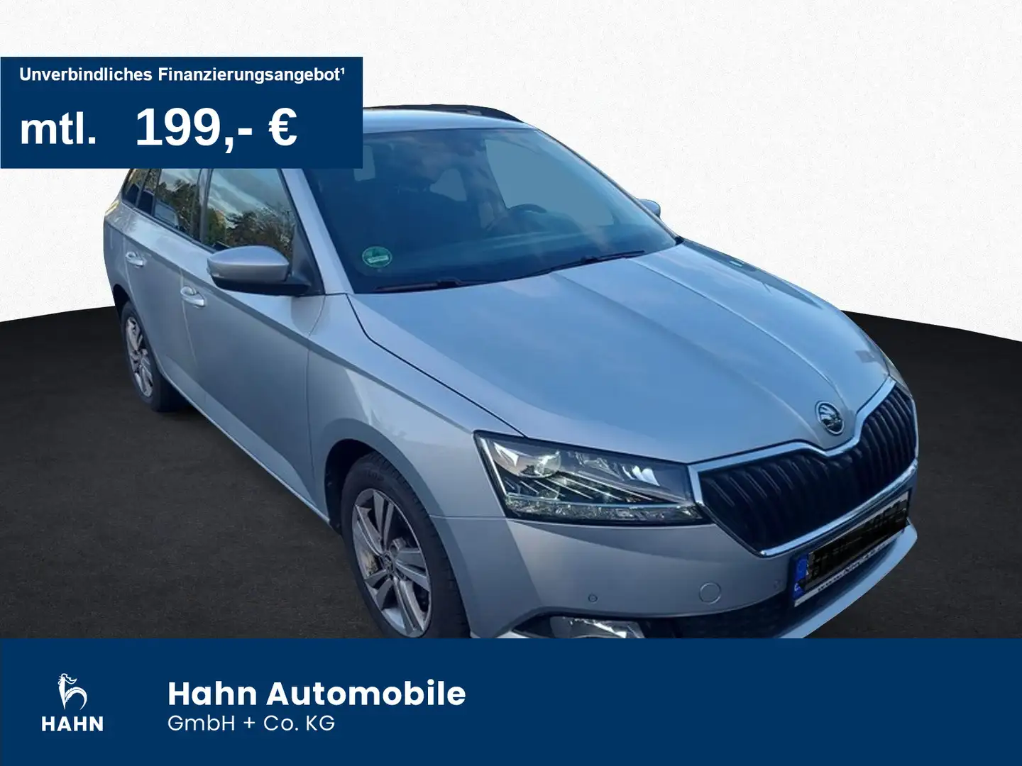 Skoda Fabia Combi 1.0TSI Style AHK Cam LED PDC Sitzhei Silber - 1