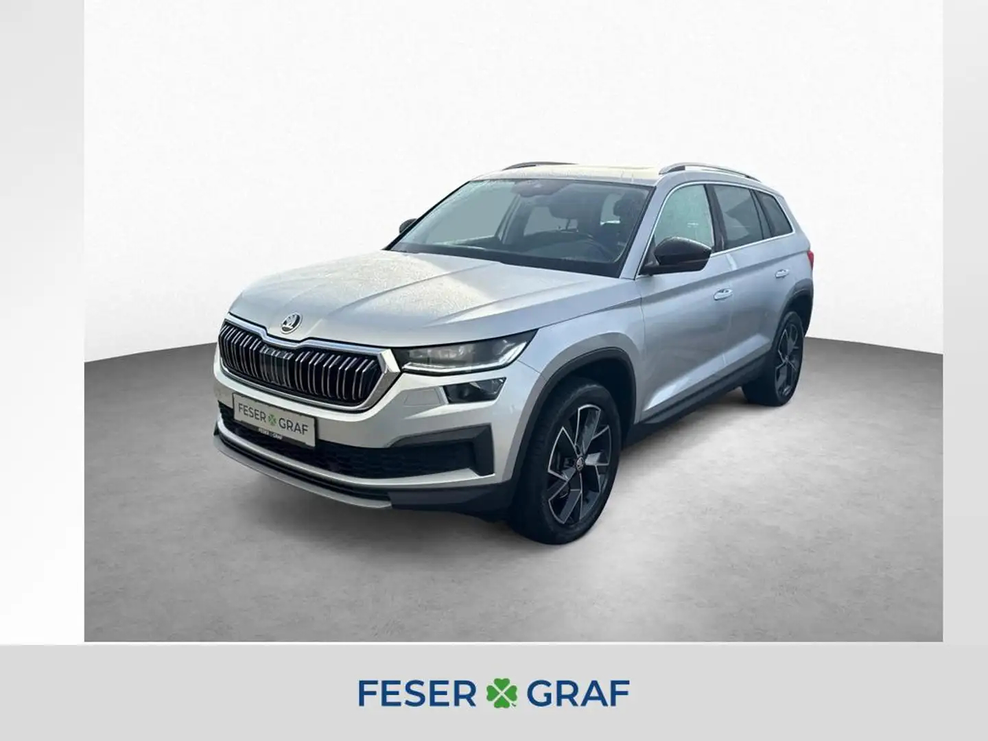Skoda Kodiaq 2.0TSI 4x4PANO*STHZ*AHK*ACC*NAVI*uvm Silber - 1