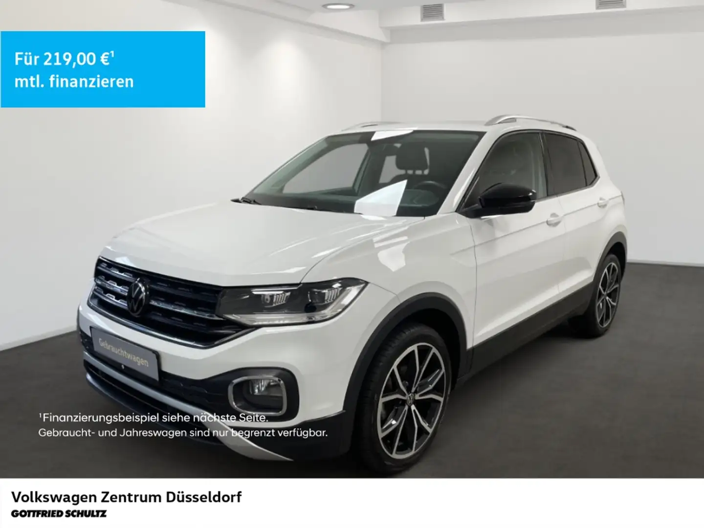 Volkswagen T-Cross Style 1.0 TSI DSG Rückfahrkamera Weiß - 1