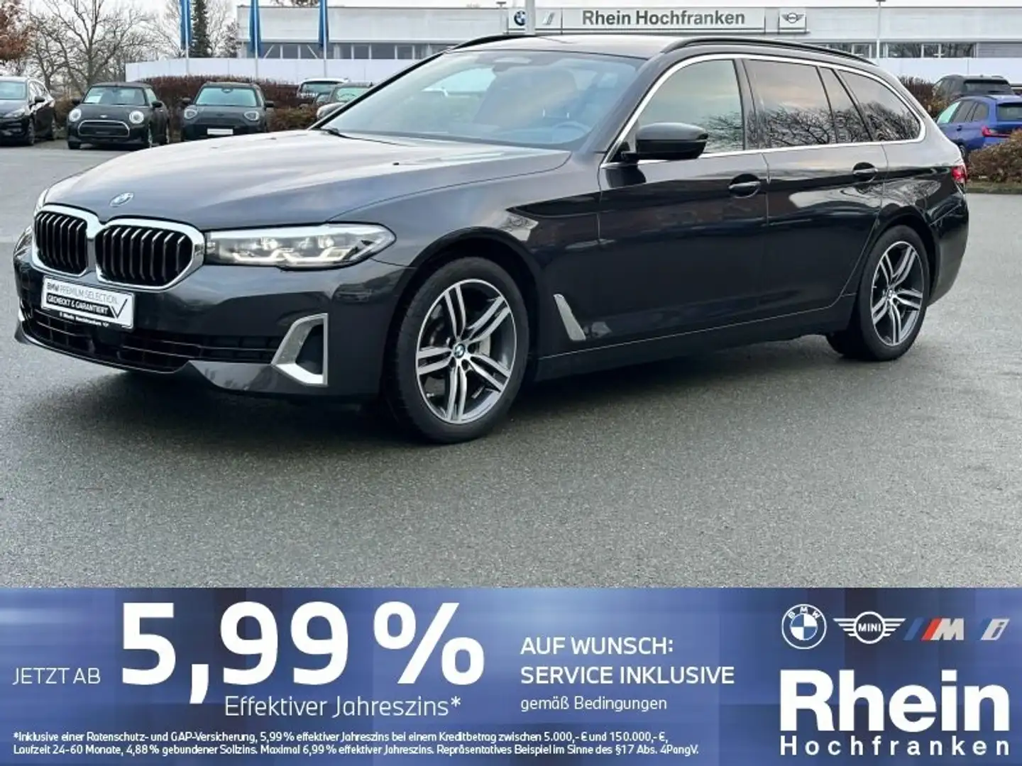 BMW 530 i xDrive Touring Luxury Line ACC HUD AHK HiFi Grau - 1