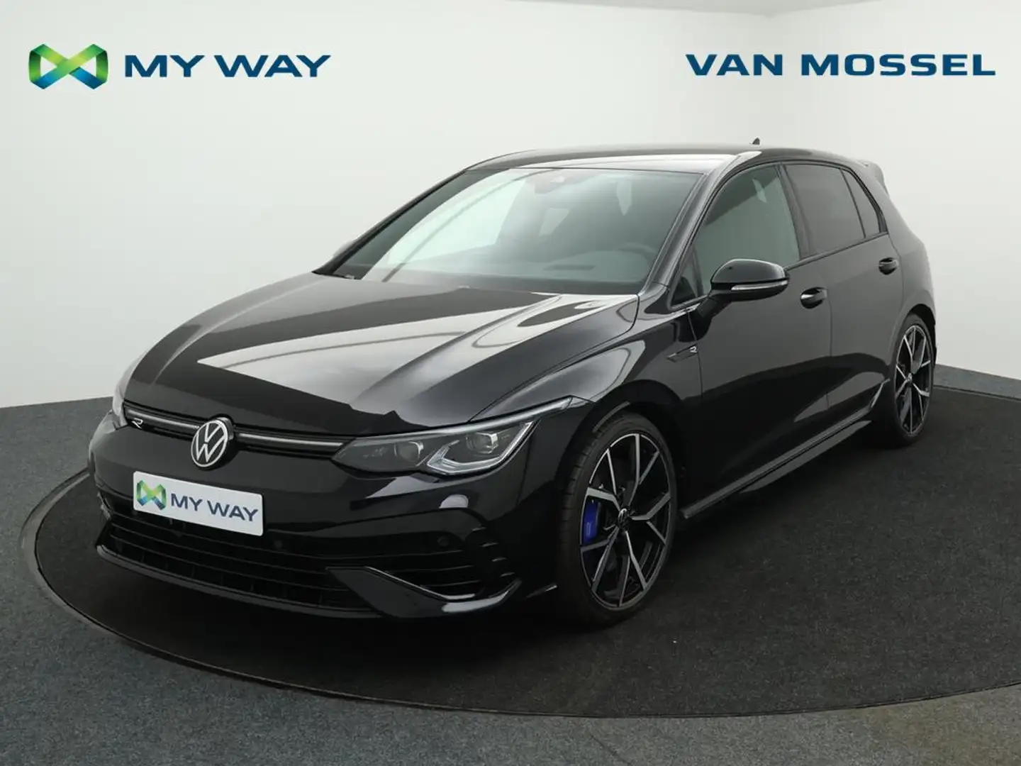 Volkswagen Golf R Golf R 2.0TSI 4Motion 320PK *AUTOMAAT*LEDER*SPORTS Zwart - 1