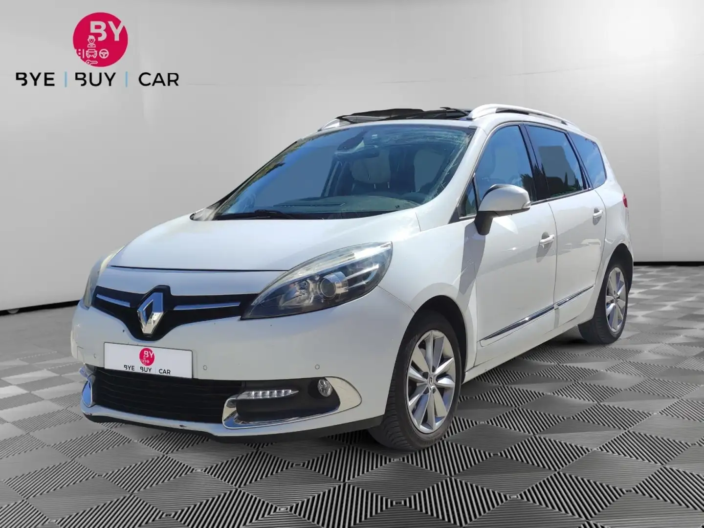 Renault Grand Scenic 7 places 1.5 DCI 110 INITIALE EDC BVA garantie 12 mois Blanc - 1