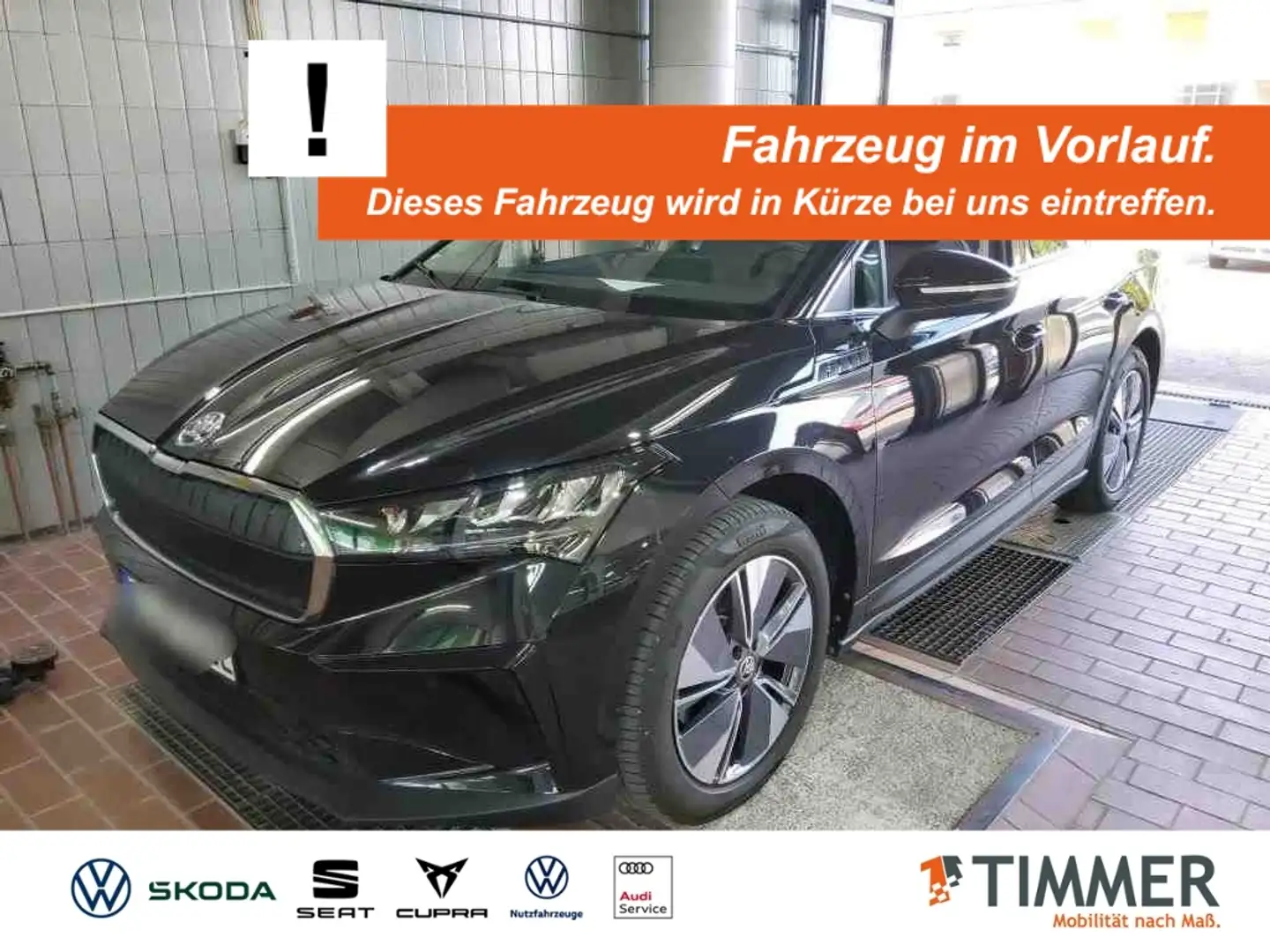 Skoda Enyaq iV 60 LOFT +WÄPU +LED +ACC +RKAM +19" +NAVI +SHZ Schwarz - 1