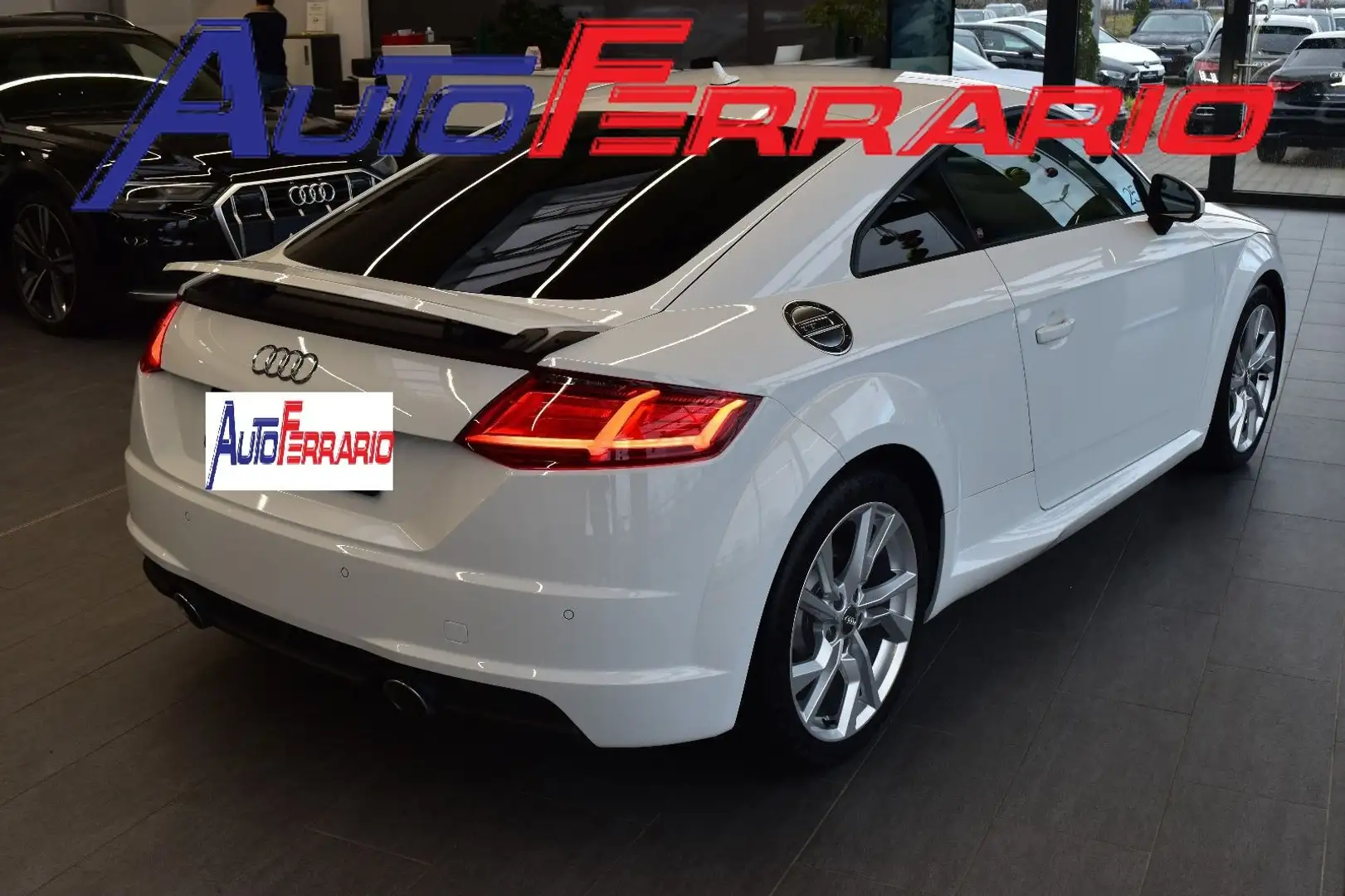 Audi TT COUPE'40 FULL LED 18" SENS PARK DOPPI NAVY Blanco - 2