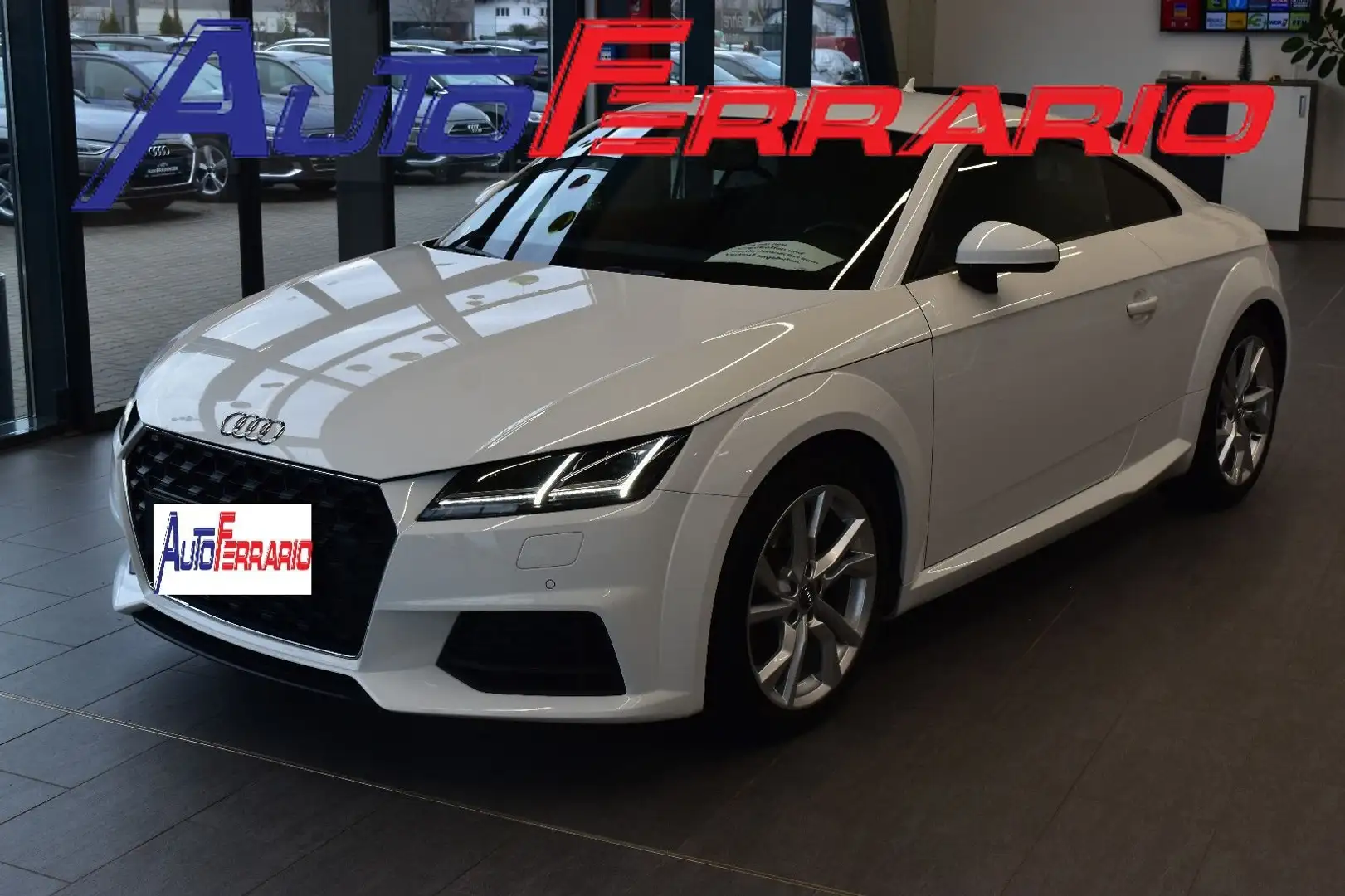 Audi TT COUPE'40 FULL LED 18" SENS PARK DOPPI NAVY Blanco - 1