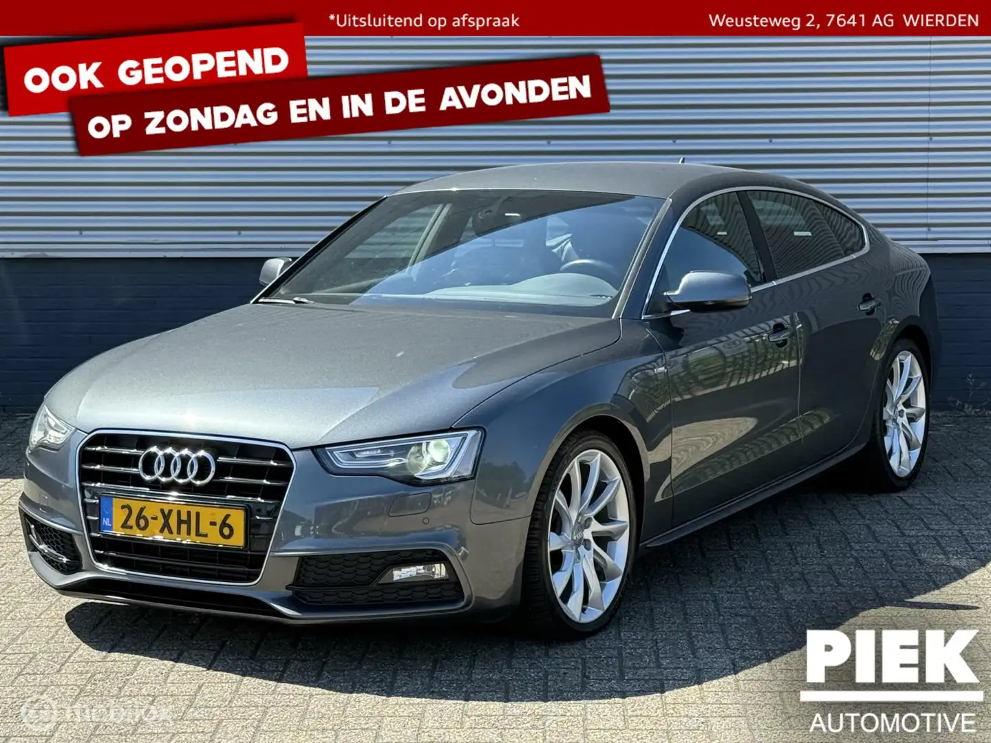 Audi A5 Sportback 1.8 TFSI Pro Line S-LINE, TREKHAAK Grijs - 1
