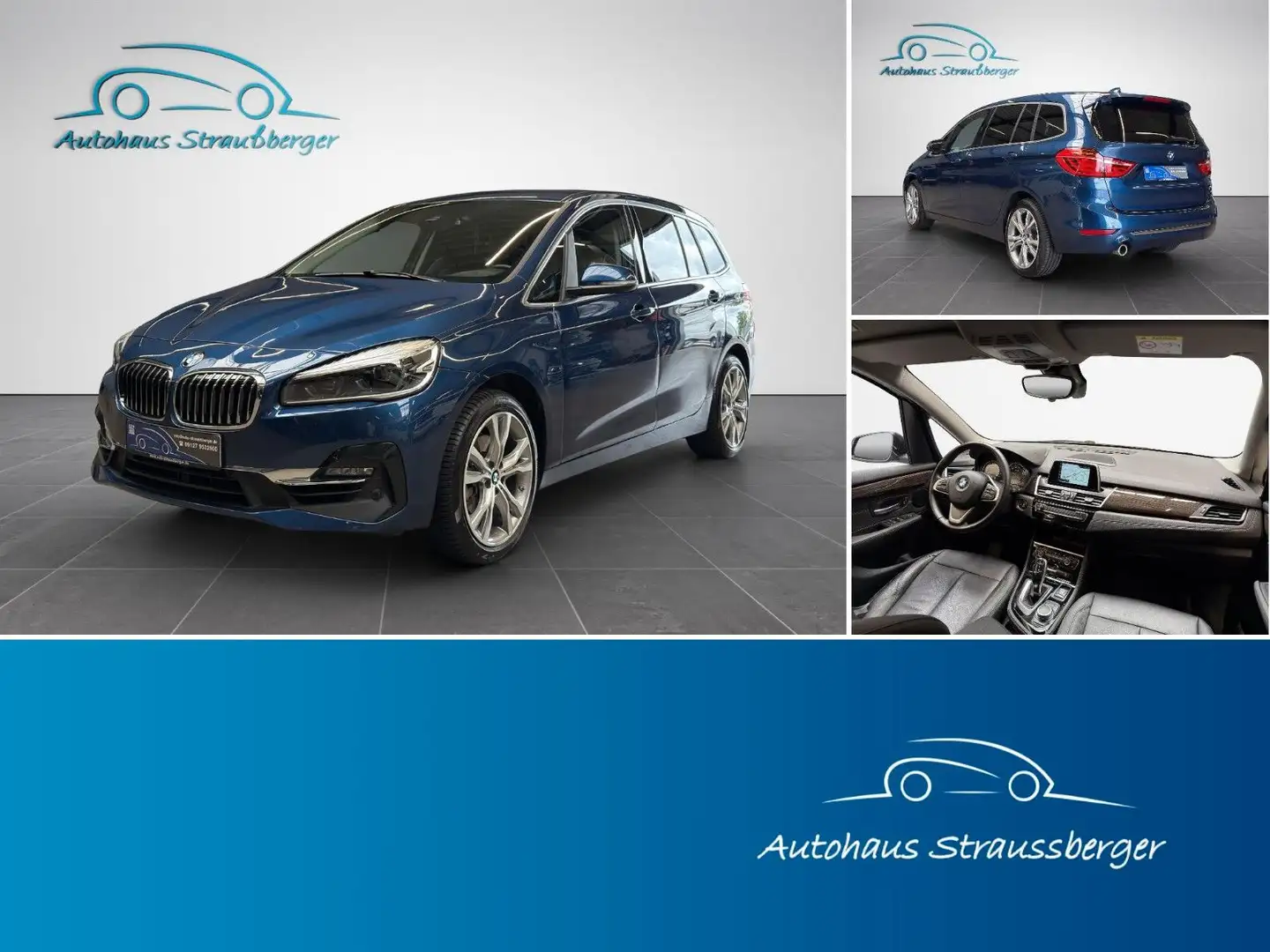 BMW 218 i Gran Tourer  Luxury Line AHK 7. Sitzer HiFi Bleu - 1