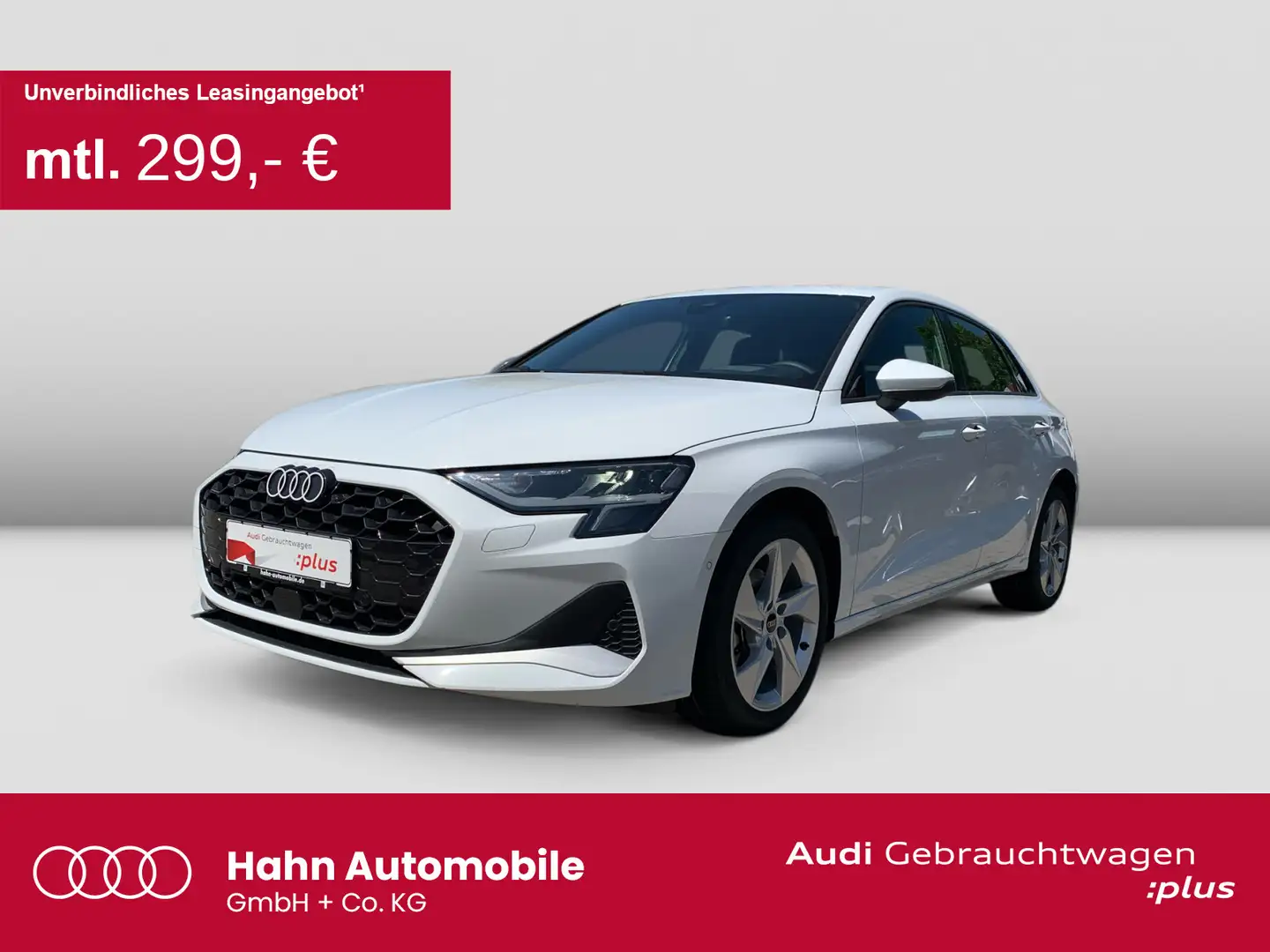 Audi A3 35 TDI S-trc advanced AHK-Vorb HUD Weiß - 1