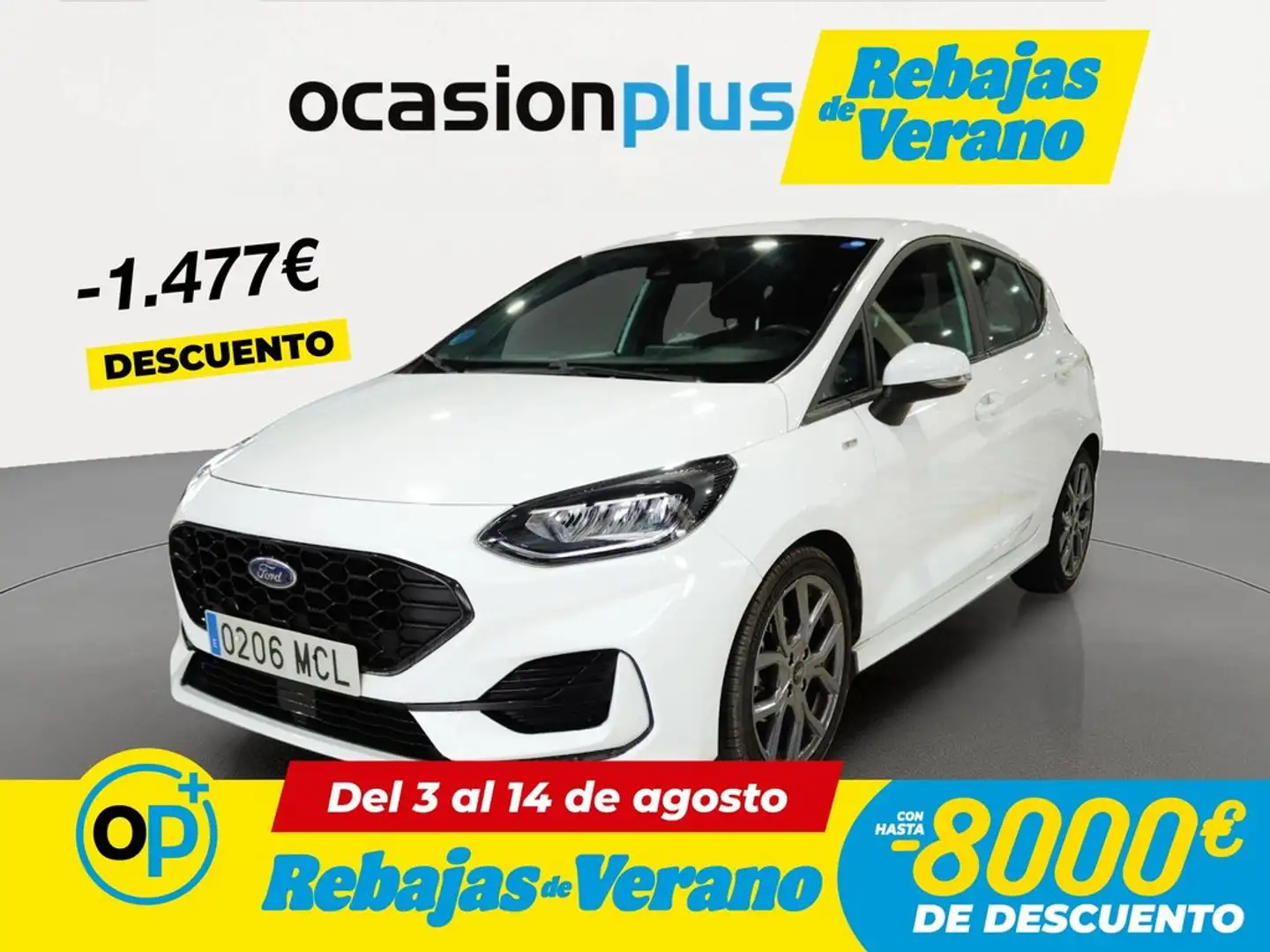 Ford Fiesta 1.0 EcoBoost MHEV ST Line 125 Blanco - 1