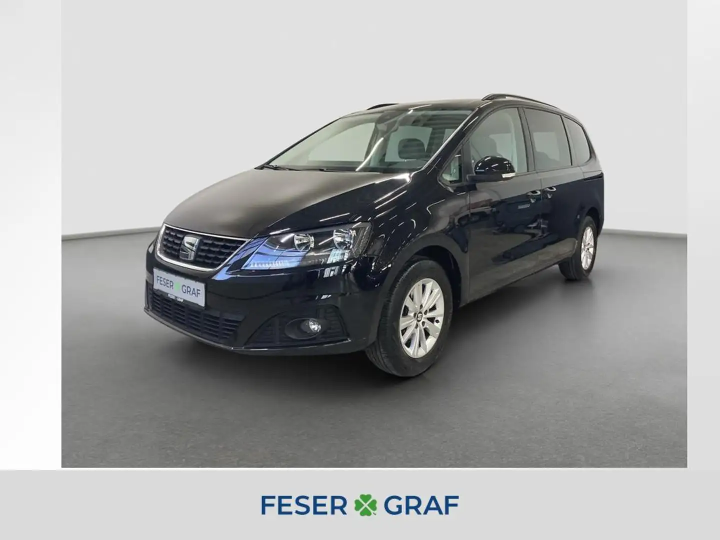 SEAT Alhambra Style 1.4 TSI AHK*FULL-LINK*NAVI*RFK*PDC*LM Schwarz - 1
