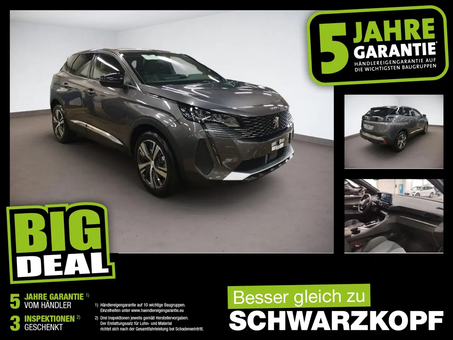Peugeot 3008 1.2 136 Allure Grau - 1