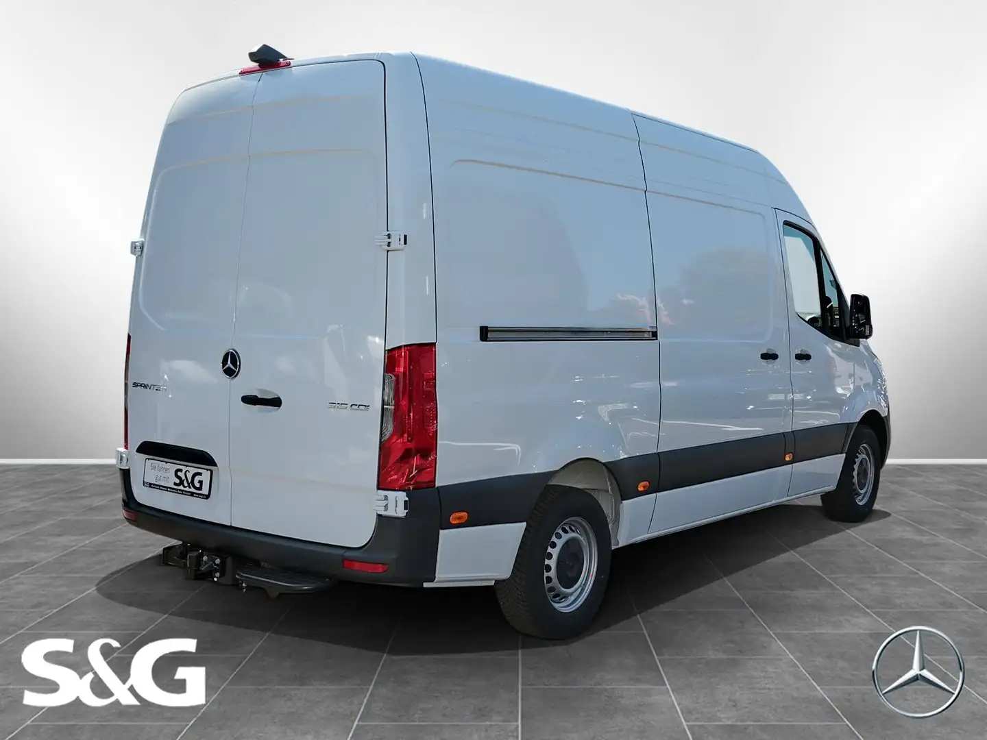 Mercedes-Benz Sprinter 315 CDI 3,5t MBUX+RüKam+Hochdach+AHK+ Weiß - 2