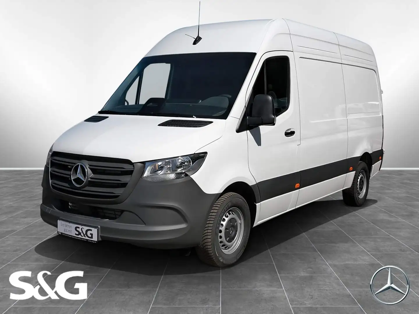 Mercedes-Benz Sprinter 315 CDI 3,5t MBUX+RüKam+Hochdach+AHK+ Weiß - 1