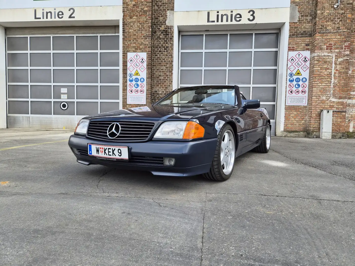 Mercedes-Benz SL 500 Mercedes-Benz SL-Klasse 500SL R129 vormopf Cabrio Blau - 1