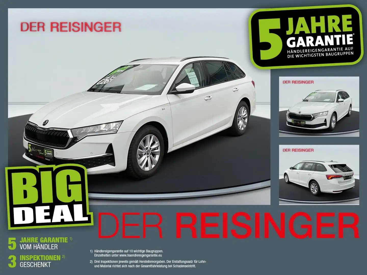 Skoda Octavia Kombi Selection DSG Weiß - 1