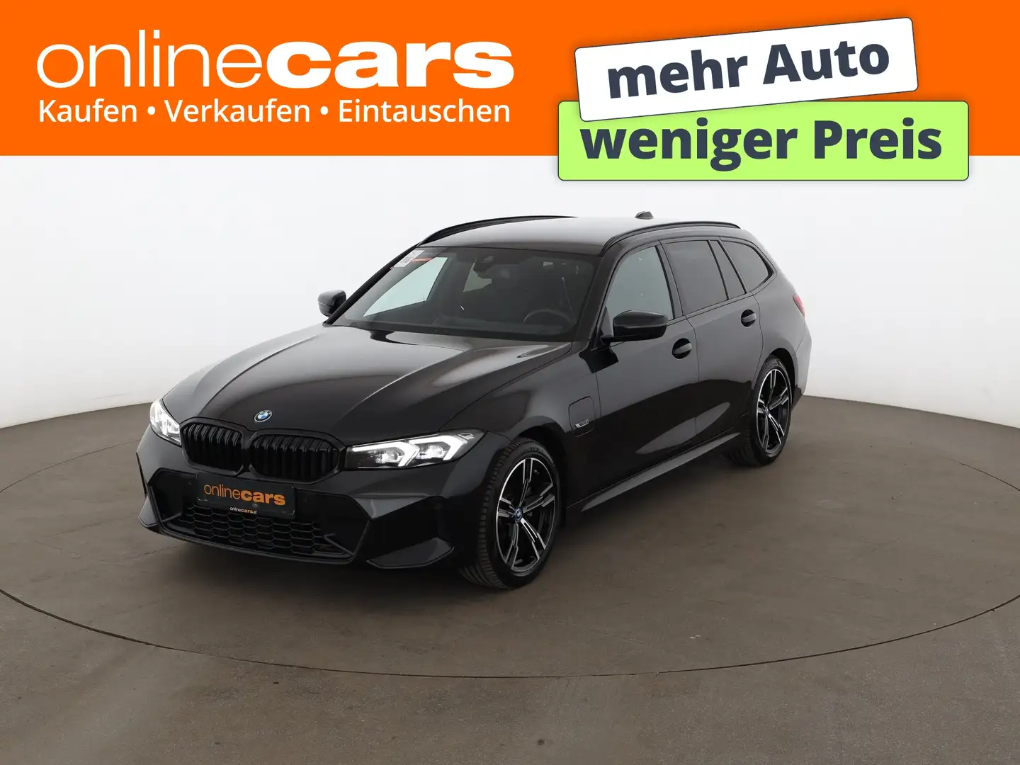 BMW 320 e Touring M-Sport Aut LED LEDER NAVI SITZHZG Schwarz - 1